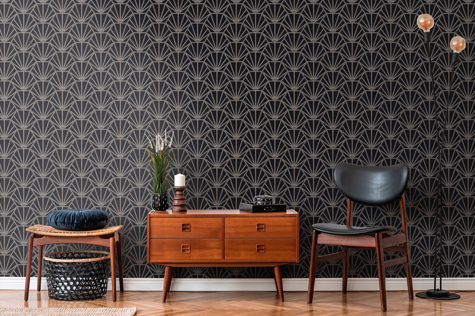 Daniel Hechter Vliestapete, grafisch-geometrisch-gemustert, Designertapete Tapete Geometrisch Tapeten Wohnzimmer Schlafzimmer Flur