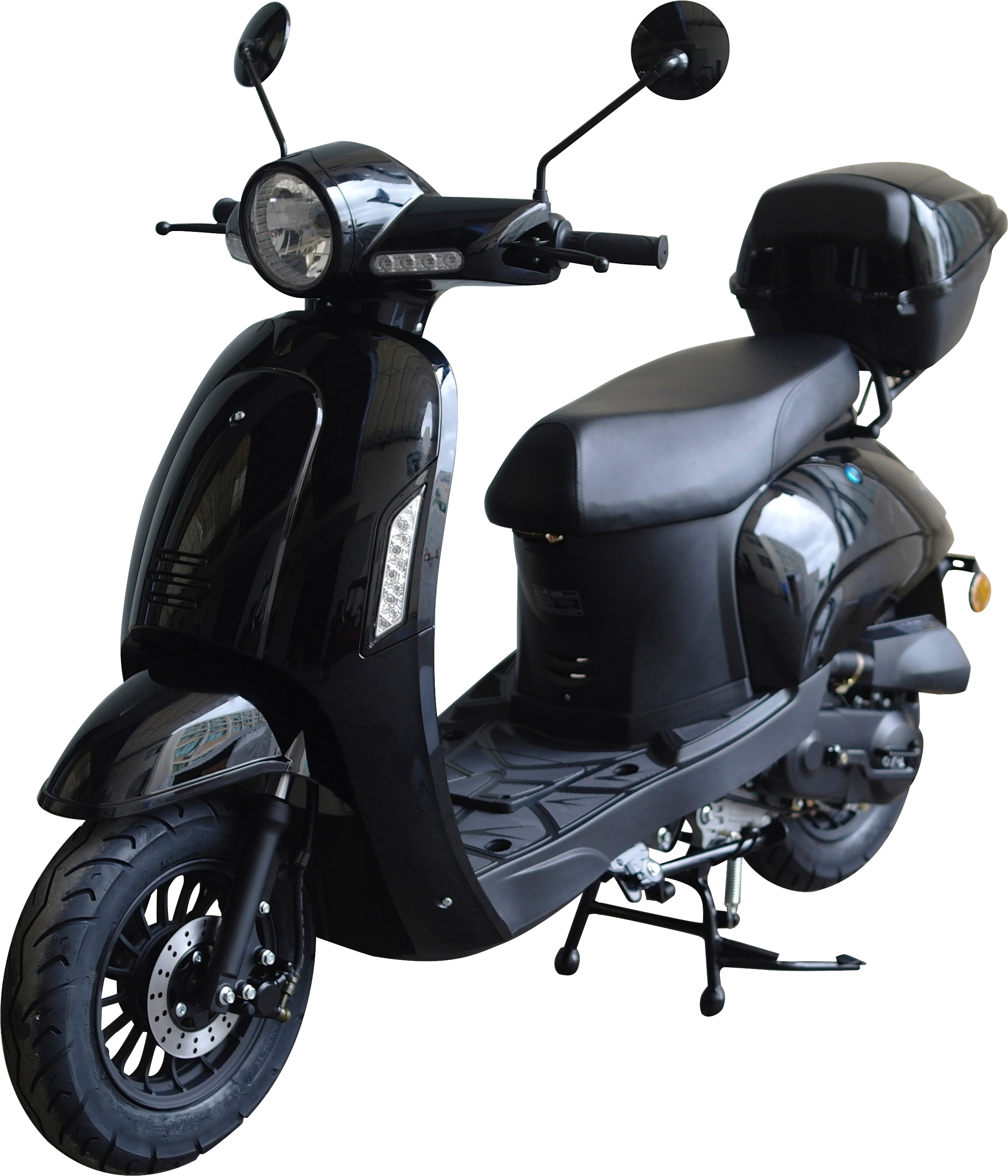 GT UNION Motorroller »Massimo«, 50 cm³, 25 km/h, Euro 5, (Set, 2 tlg., mit  Topcase), inkl. Topcase kaufen