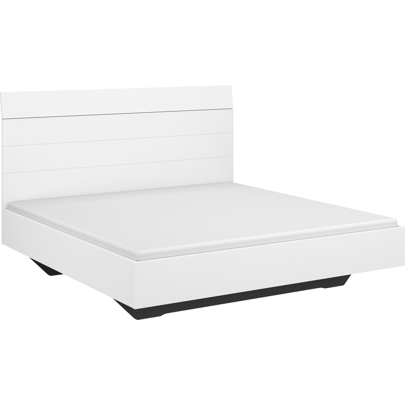 RAUCH Futonbett »Einzelbett Doppelbett Holzbett KOLUNA Breite 180 cm« Liegefläche 180x200 cm, Bettseitenhöhe 41 cm, mit hohem Kopfteil in...