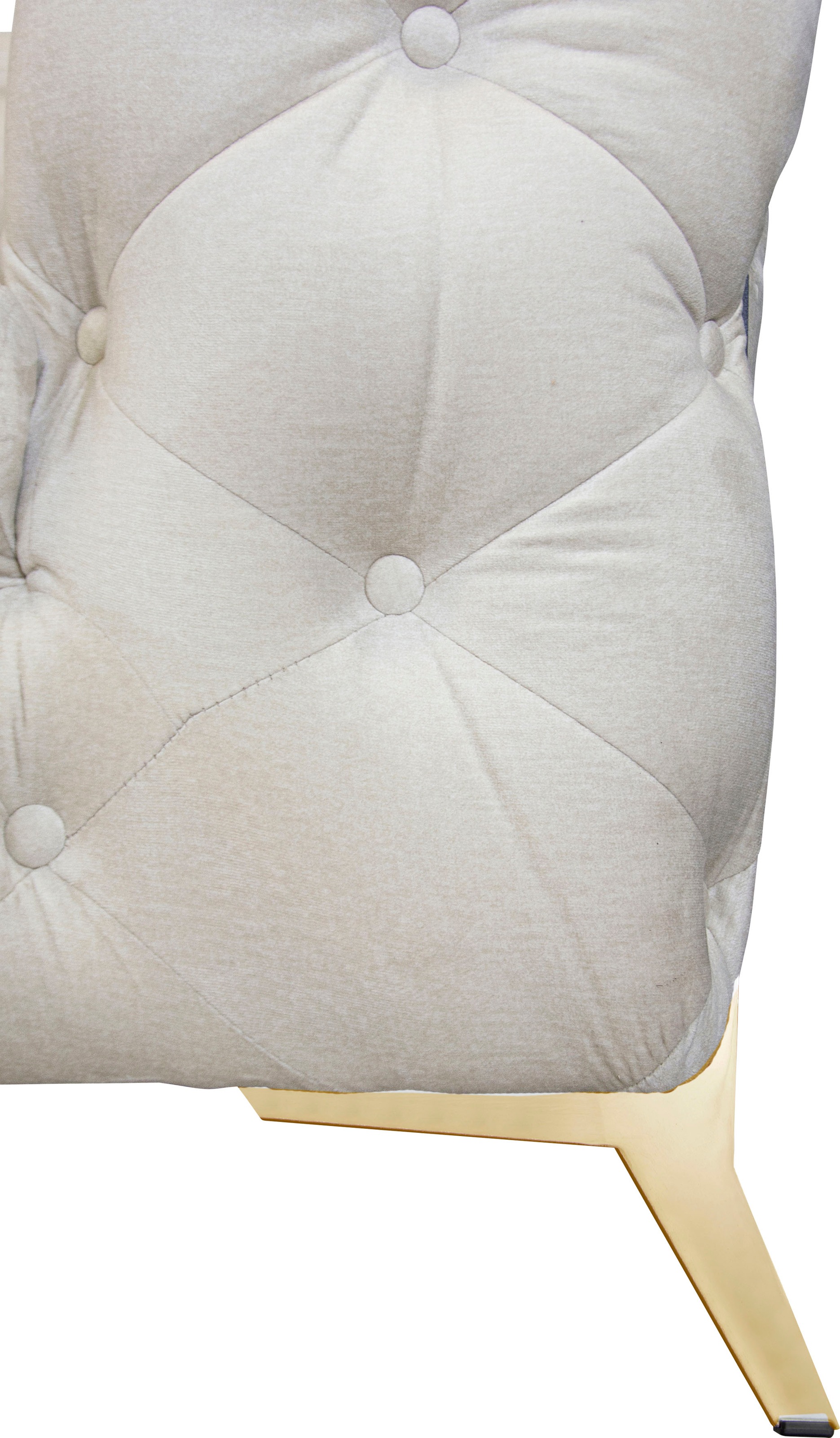 Leonique Chesterfield-Sofa »Amaury L-Form«, Chesterfield-Optik, Breite/Tiefe je 262 cm, Fußfarbe wählbar
