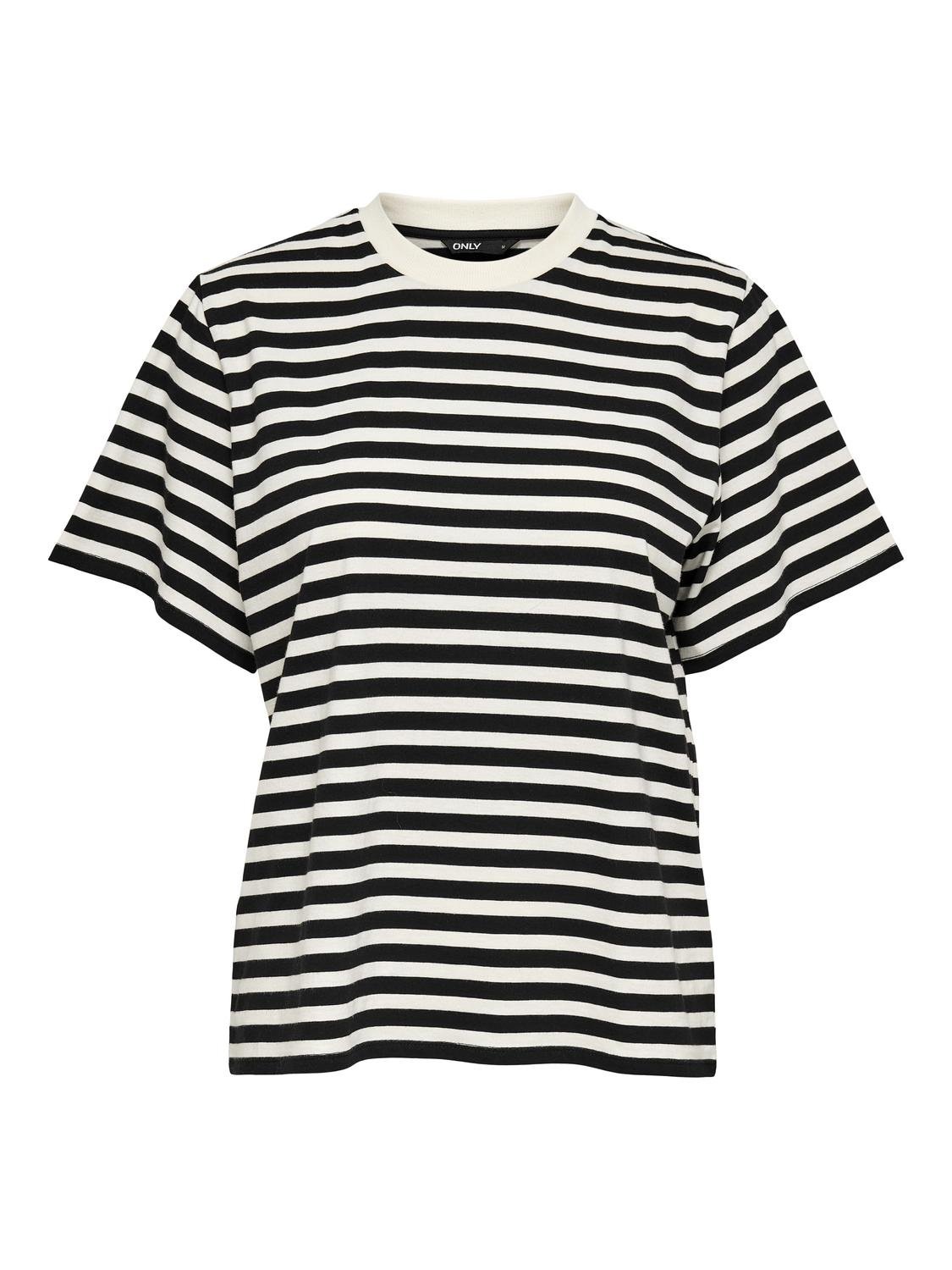 ONLY Kurzarmshirt »ONLLIVINA S/S STRIPE TEE JRS NOOS«
