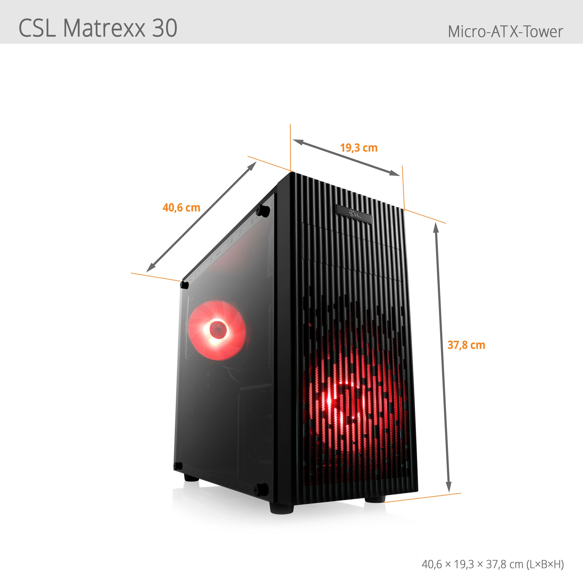 CSL Gaming-PC »Speed V27312«