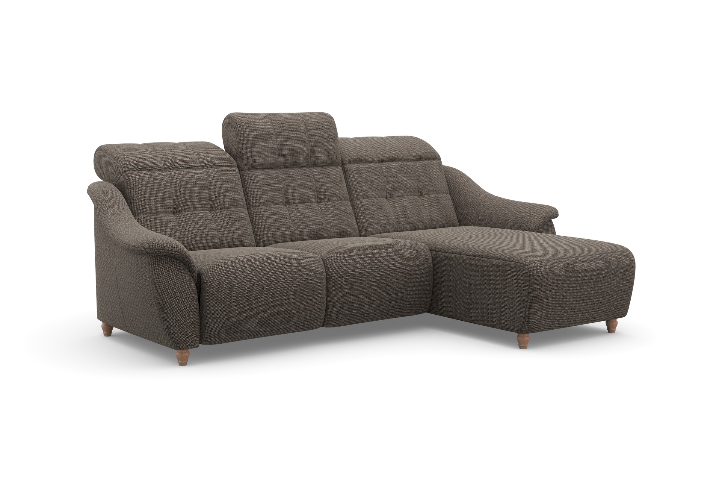 Home affaire Ecksofa »Boston L-Form«, (2 St.), Kopfteilverstellung an jeder Sitzfläche, wahlweise Relaxfunktion