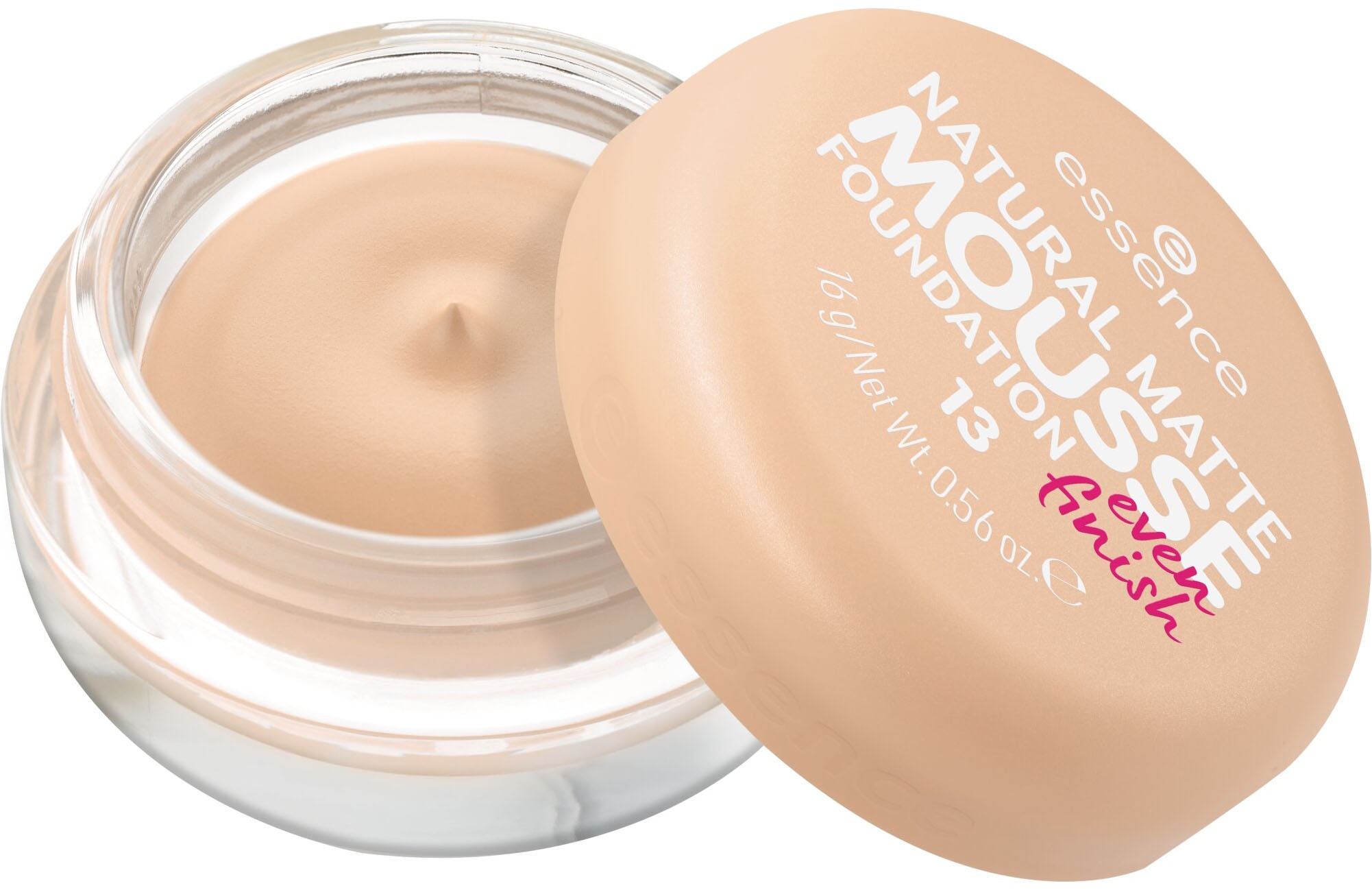 Essence Foundation »NATURAL MATTE MOUSSE FOUNDATION«, (3er Pack)