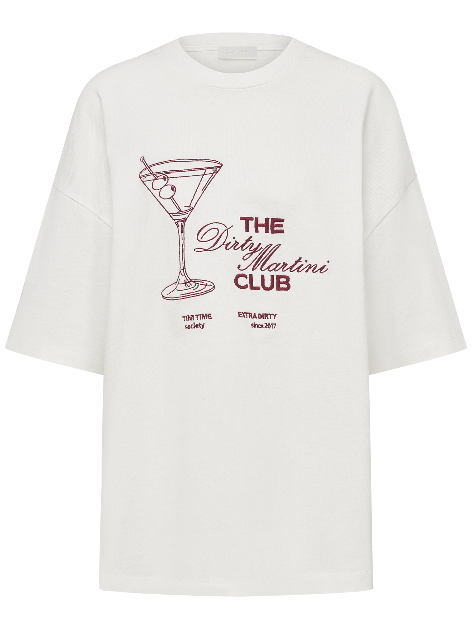 LeGer T-Shirt »Simona T-Shirt« Mit großem Print, lockere Form