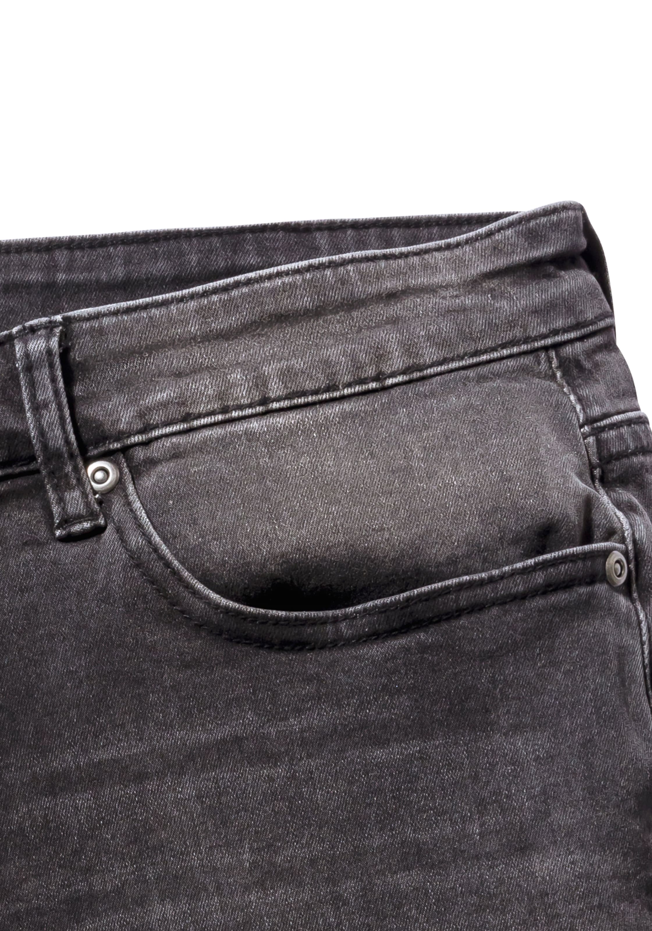 John Devin Jeansshorts »5-Pocket Shorts,«, aus elastischer Denim-Qualität