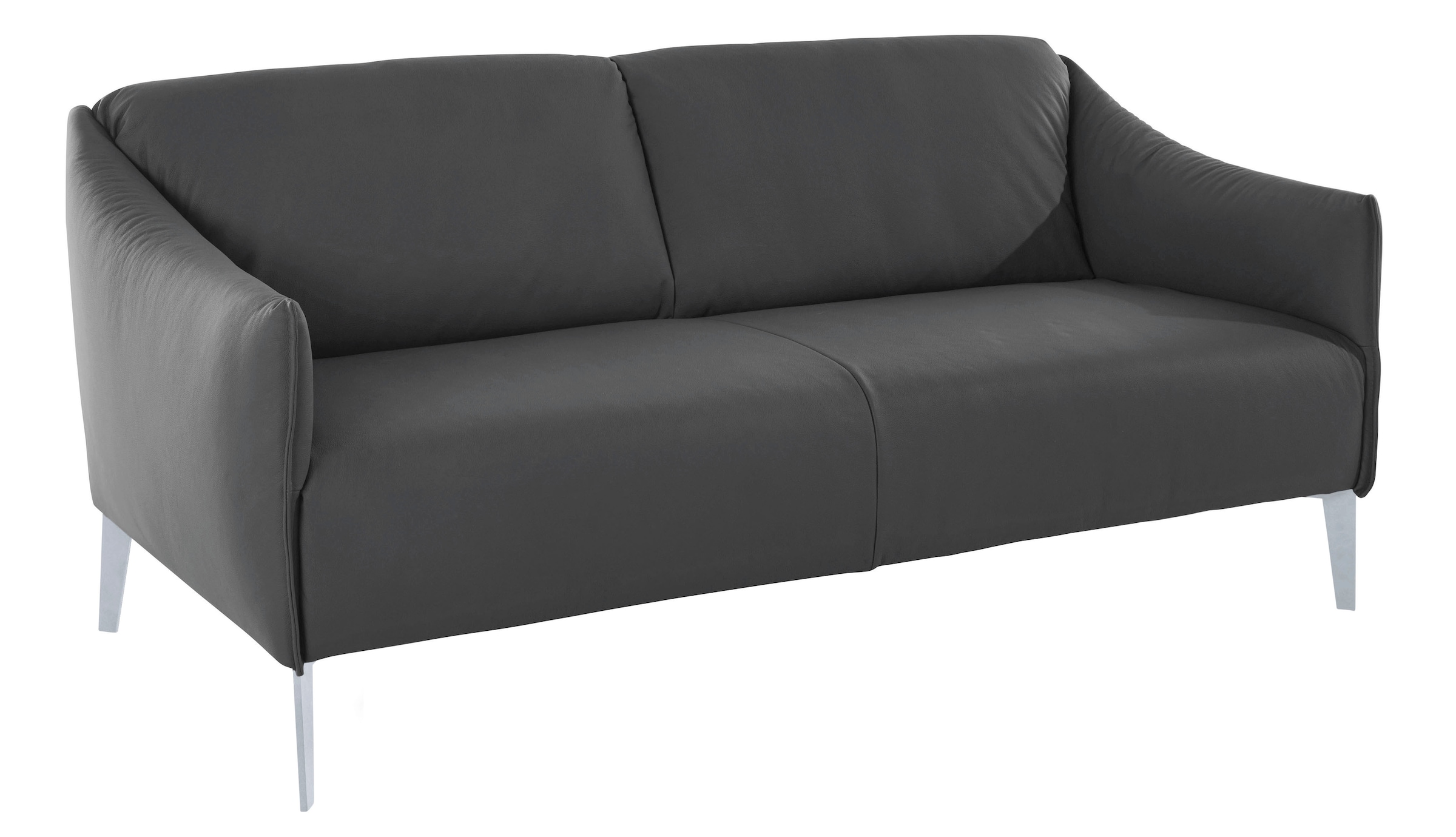 W.SCHILLIG 2,5-Sitzer »sally«, mit Metall-Winkelfüßen in Silber matt, Breite 174 cm