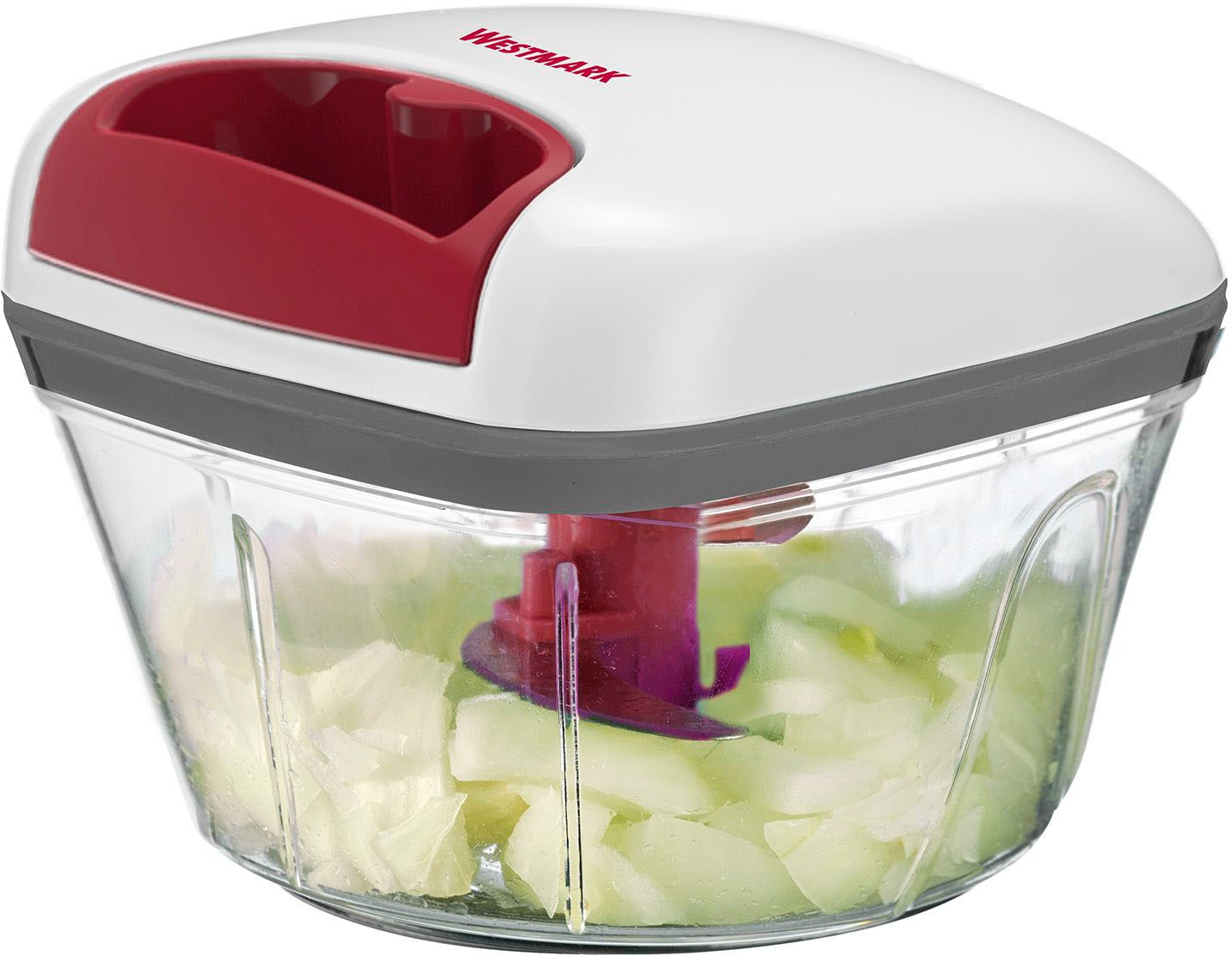 WESTMARK Zwiebelhacker ».«, Zerkleinerer mit Seilzug, 450 ml