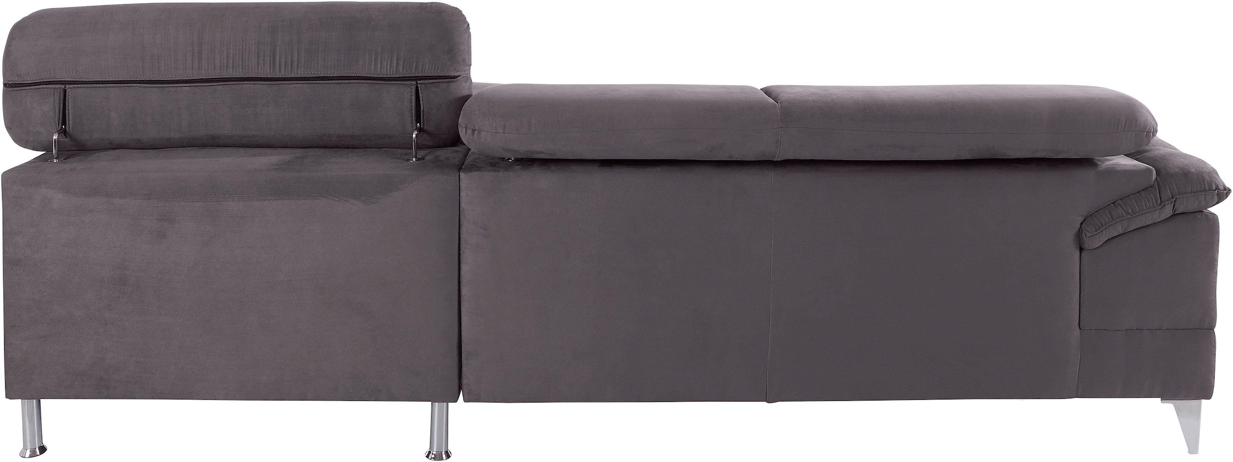 COTTA Polstergarnitur »Caluso L-Form«, Set bestehend aus: Ecksofa mit Kopfteilverstellung & Hocker