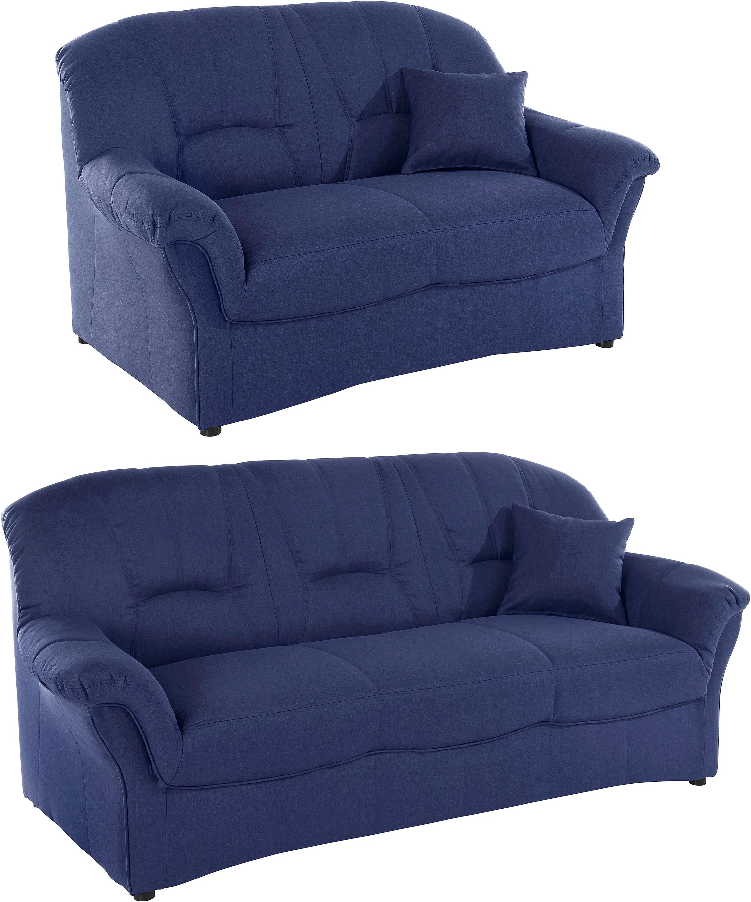 DOMO collection Polstergarnitur »Bahia Sitzbelastung 140 kg«, (Set), 3-Sitzer & 2-Sitzer-Set