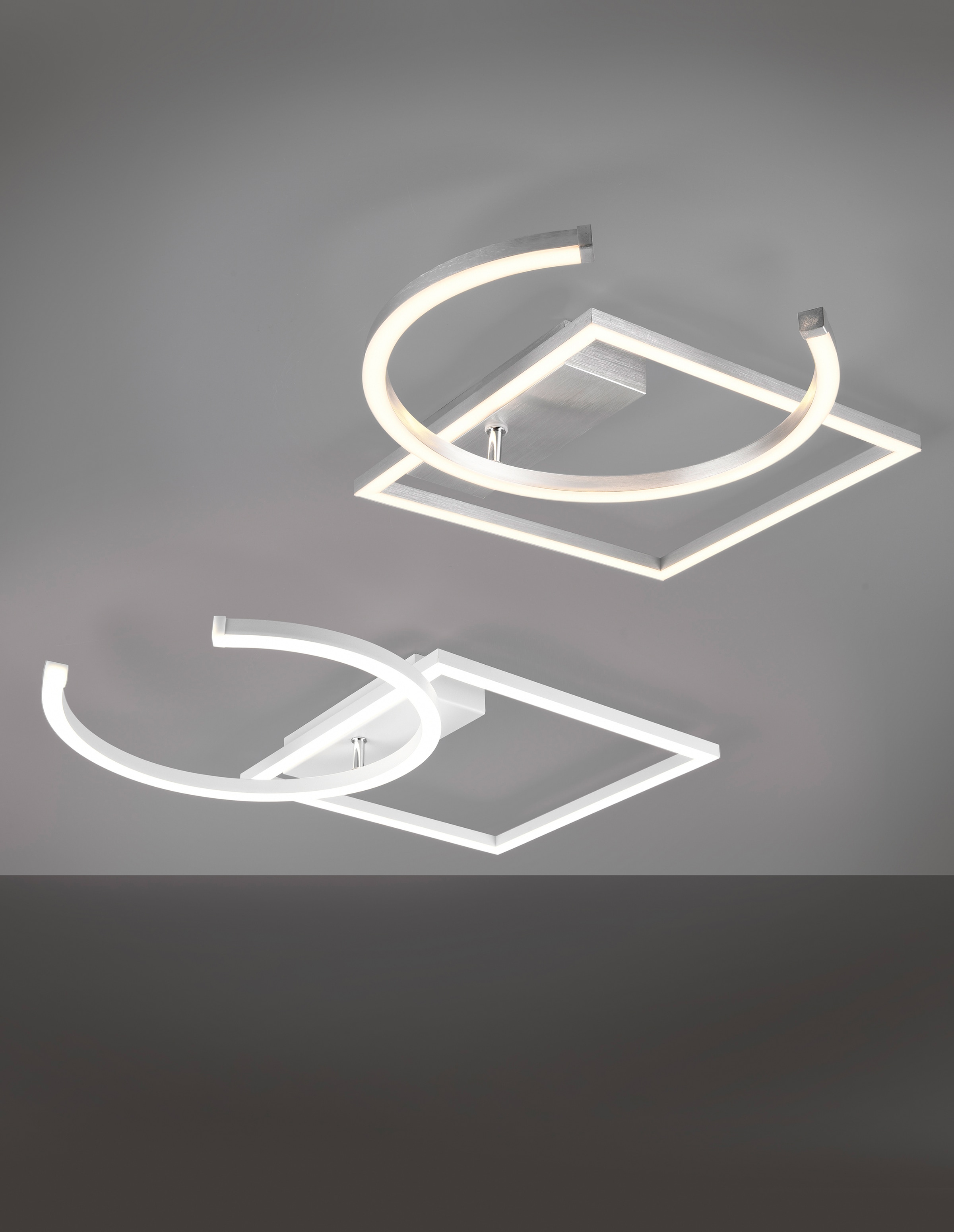 REALITY Leuchten LED Deckenleuchte »PIVOT«, 1 flammig, Leuchtmittel LED-Modul | LED fest integriert, über Wandschalter dimmbar, zur Wand-und Deckenmontage geeignet