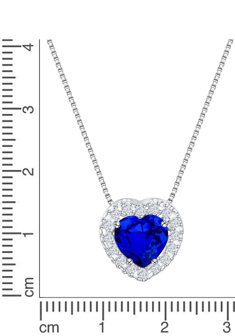 Firetti Kette mit Anhänger »Schmuck Geschenk Gold 375 Halsschmuck Halskette Goldkette Venezianer«, mit Zirkonia (synth.)