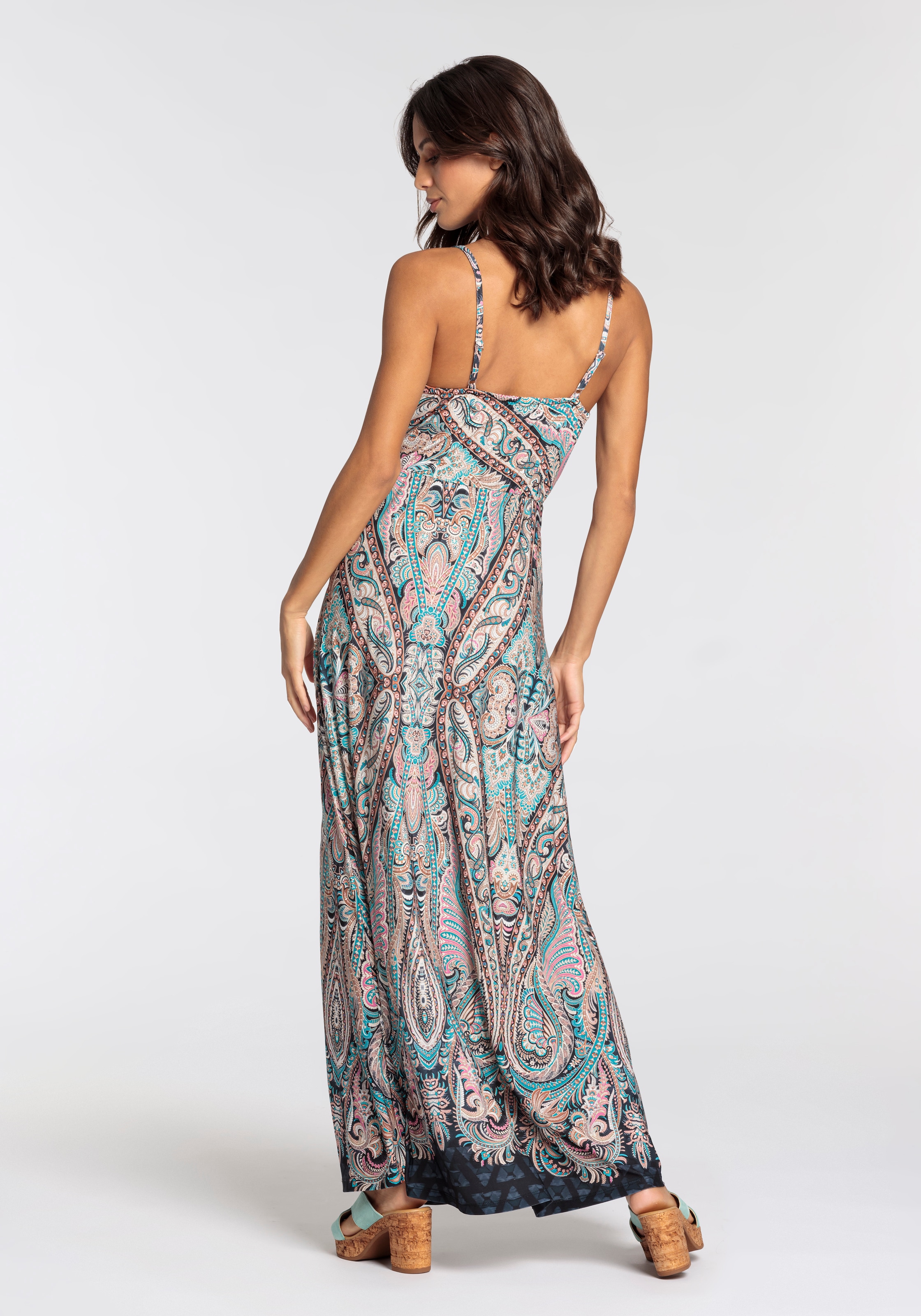 Melrose Sommerkleid, festliche Anlässe, in femininer Wickeloptik, Maxikleid