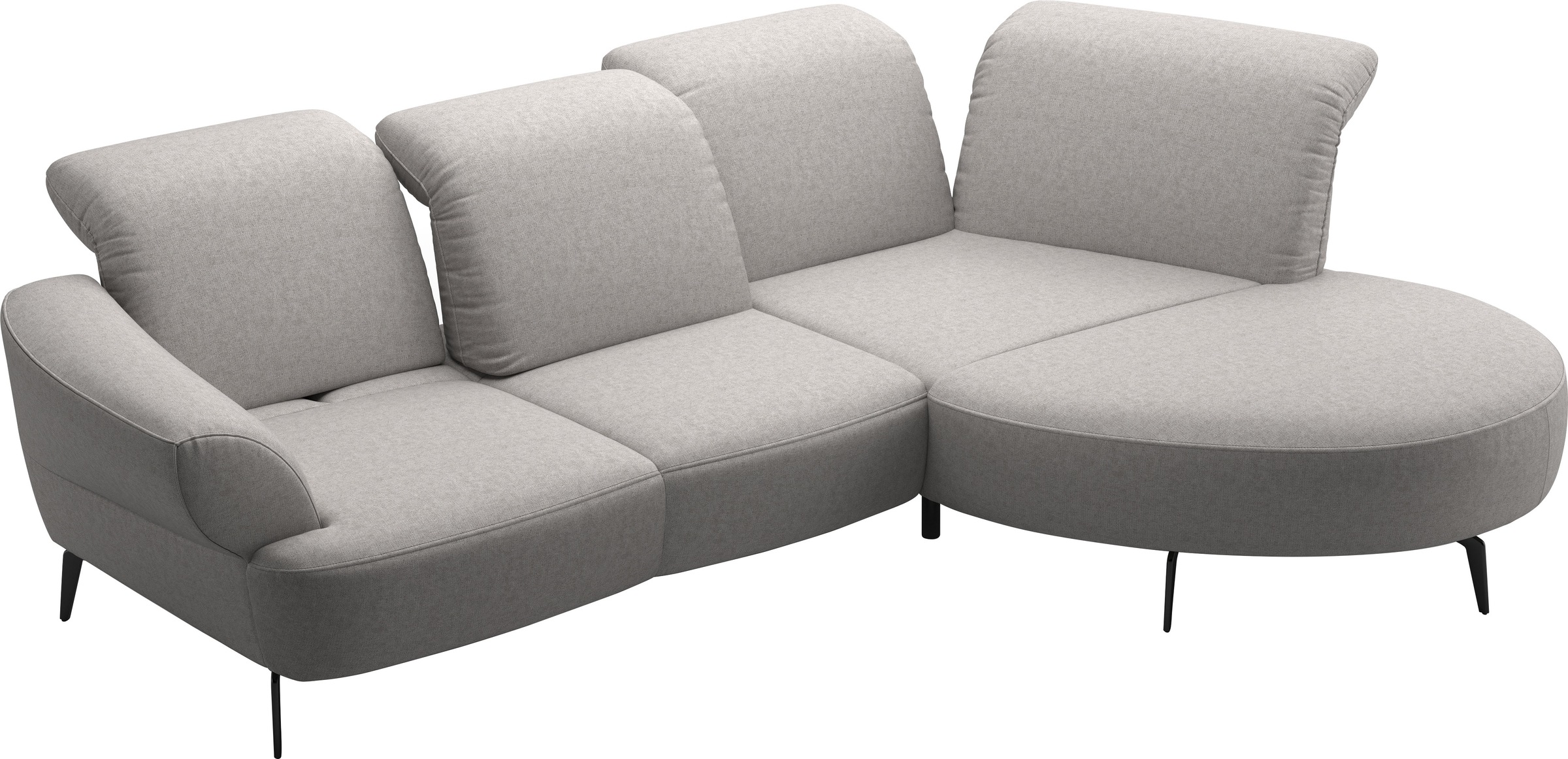 sit&more Ecksofa »Dance«, inkl.System Click&Seat und Sitztiefenverstellung