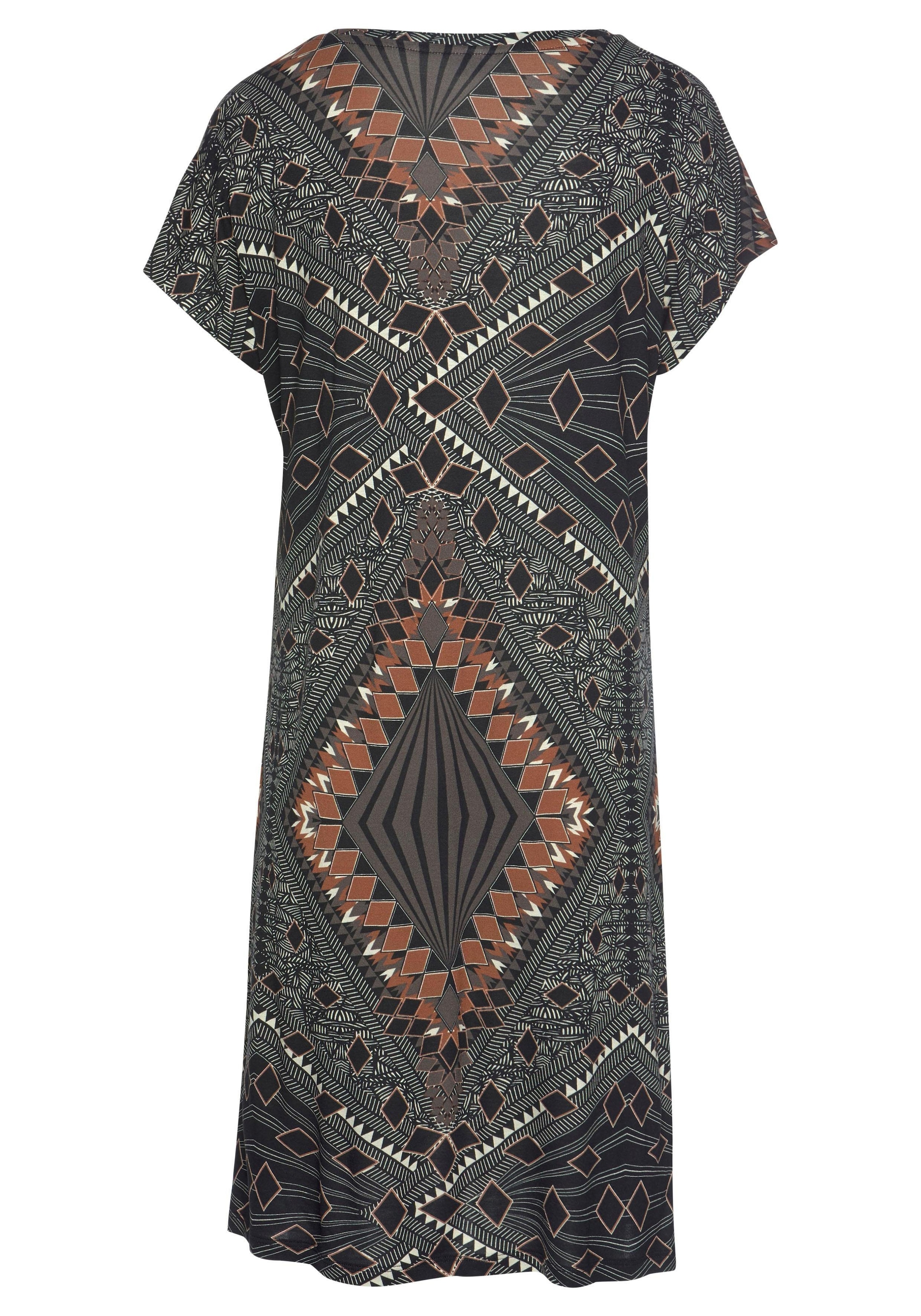 LASCANA Nachthemd 1-teilig,  mit Ethno-Muster