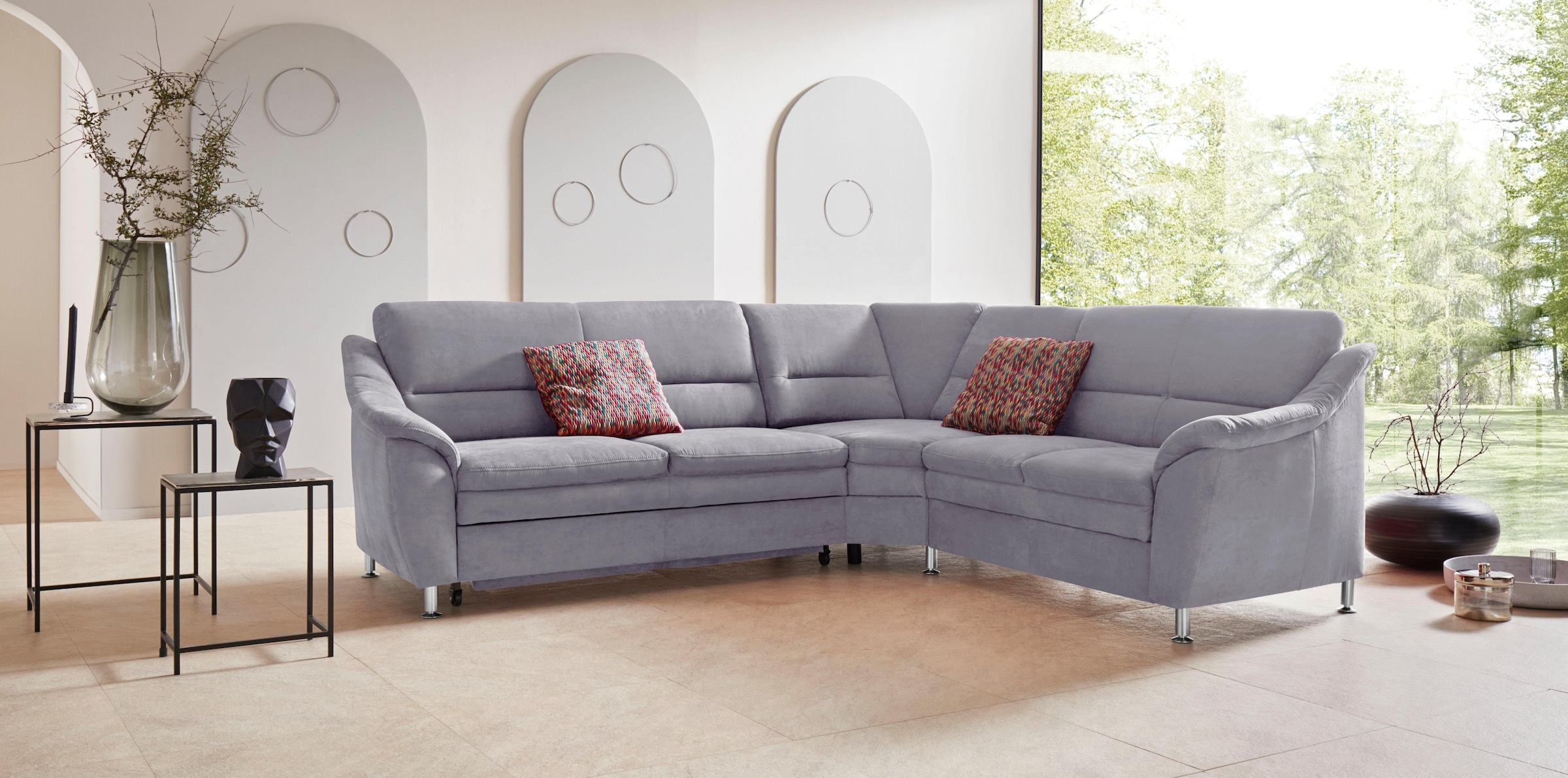 Places of Style Ecksofa »Cardoso L-Form«, mit Trapezecke für mehr Sitzkomfo günstig online kaufen
