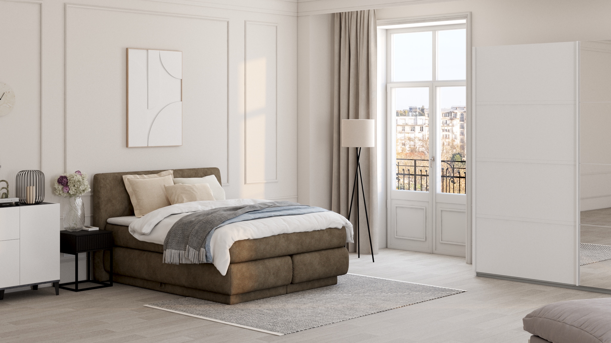 Jockenhöfer Gruppe Boxspringbett »Annika« mit Bettkasten und Kaltschaum-Top günstig online kaufen