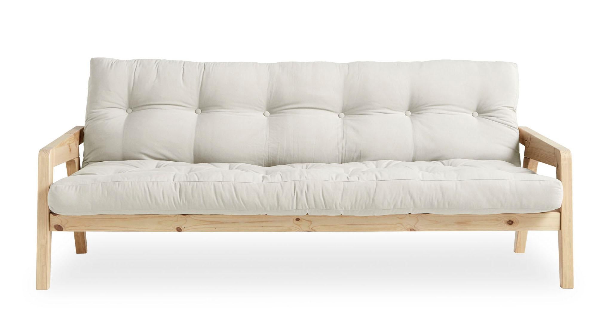 Karup Design Schlafsofa Mit Holzstruktur, inkl. Futonmatratze, Liegefläche 130x190 cm