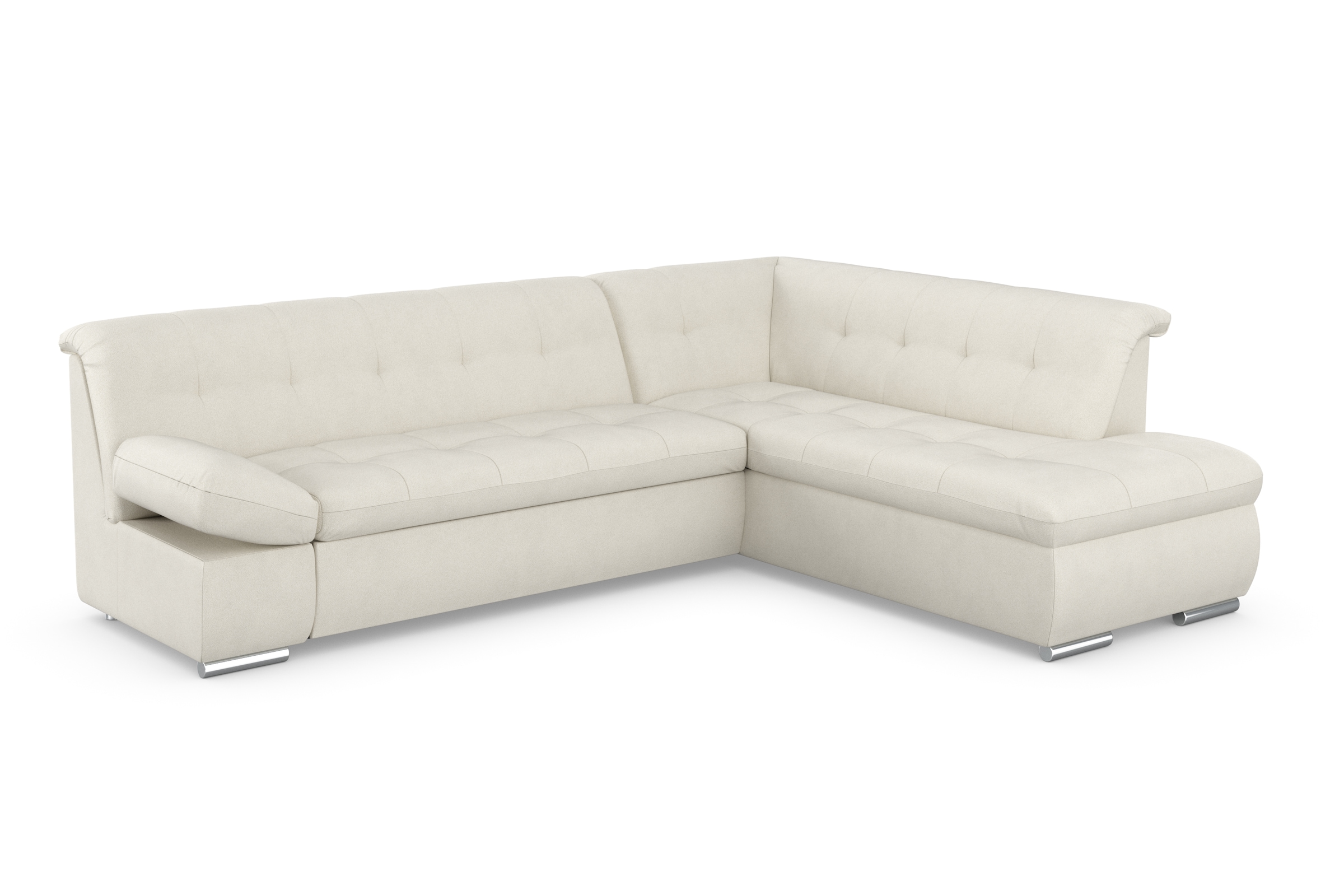 DOMO collection Ecksofa »Mona L-Form«, wahlweise mit Bett- und Armlehnfunktion