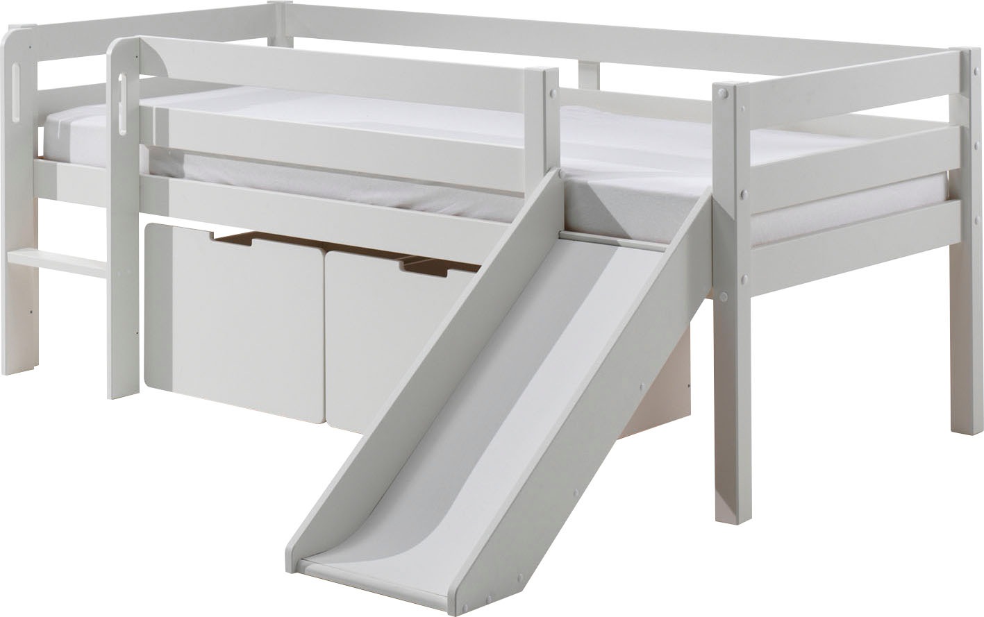 Vipack Spielbett »Pino, Kiefer massiv, mit Rolllattenrost, 2 Rollboxen, Mad günstig online kaufen