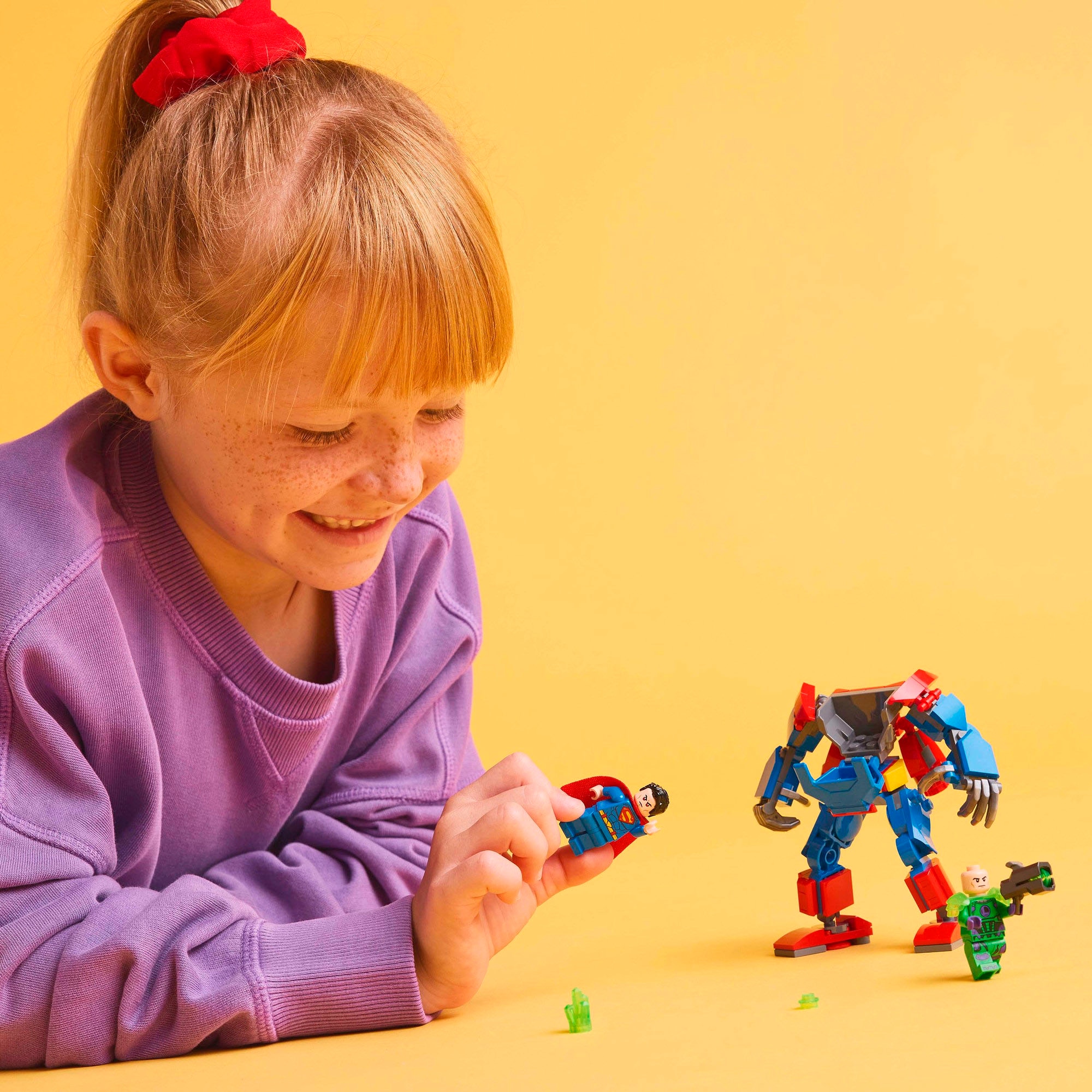 LEGO® Konstruktionsspielsteine »Superman™ Mech vs. Lex Luthor™ (76302), LEGO Super Heroes«, (120 St.), Made in Europe