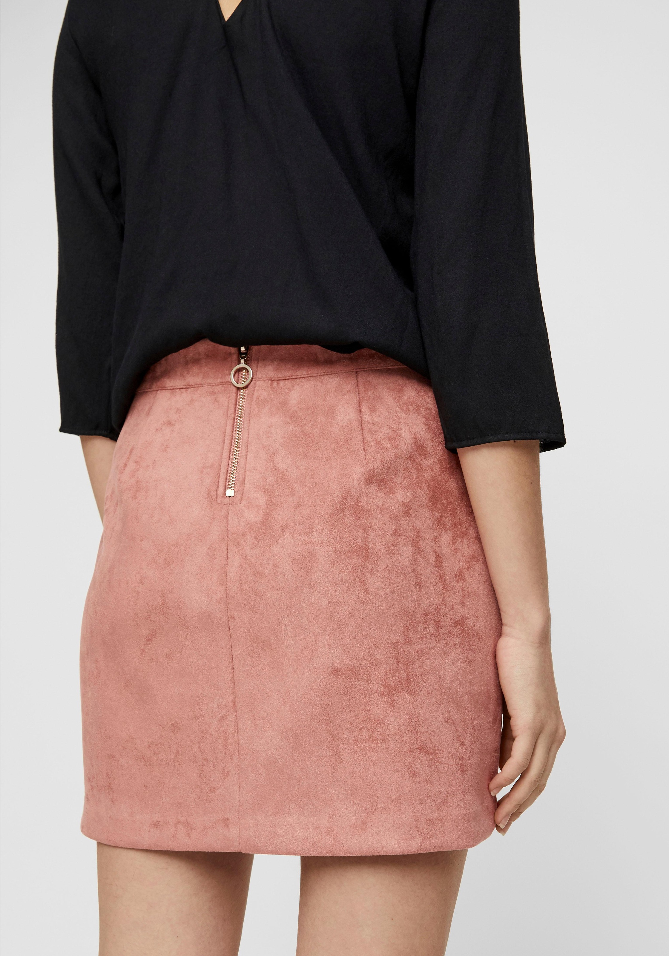 3. Bild von Vero Moda Lederimitatrock »VMDONNADINA FAUXSUEDE SHORT SKIRT«