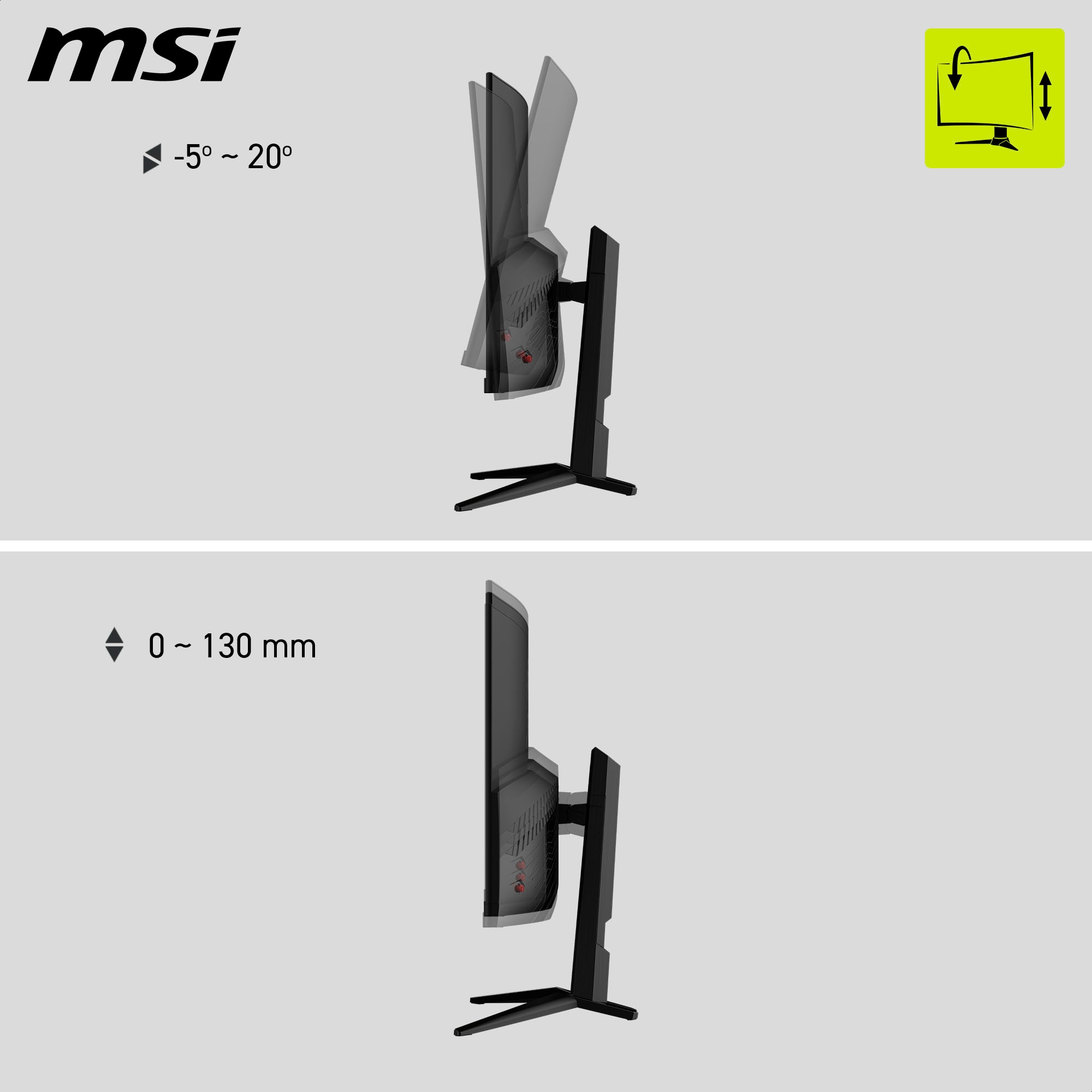 MSI Curved-Gaming-Monitor »MAG 321CUPDF«, 80 cm/32 Zoll, 3840 x 2160 px, 4K Ultra HD, 0,5 ms Reaktionszeit, 160 Hz