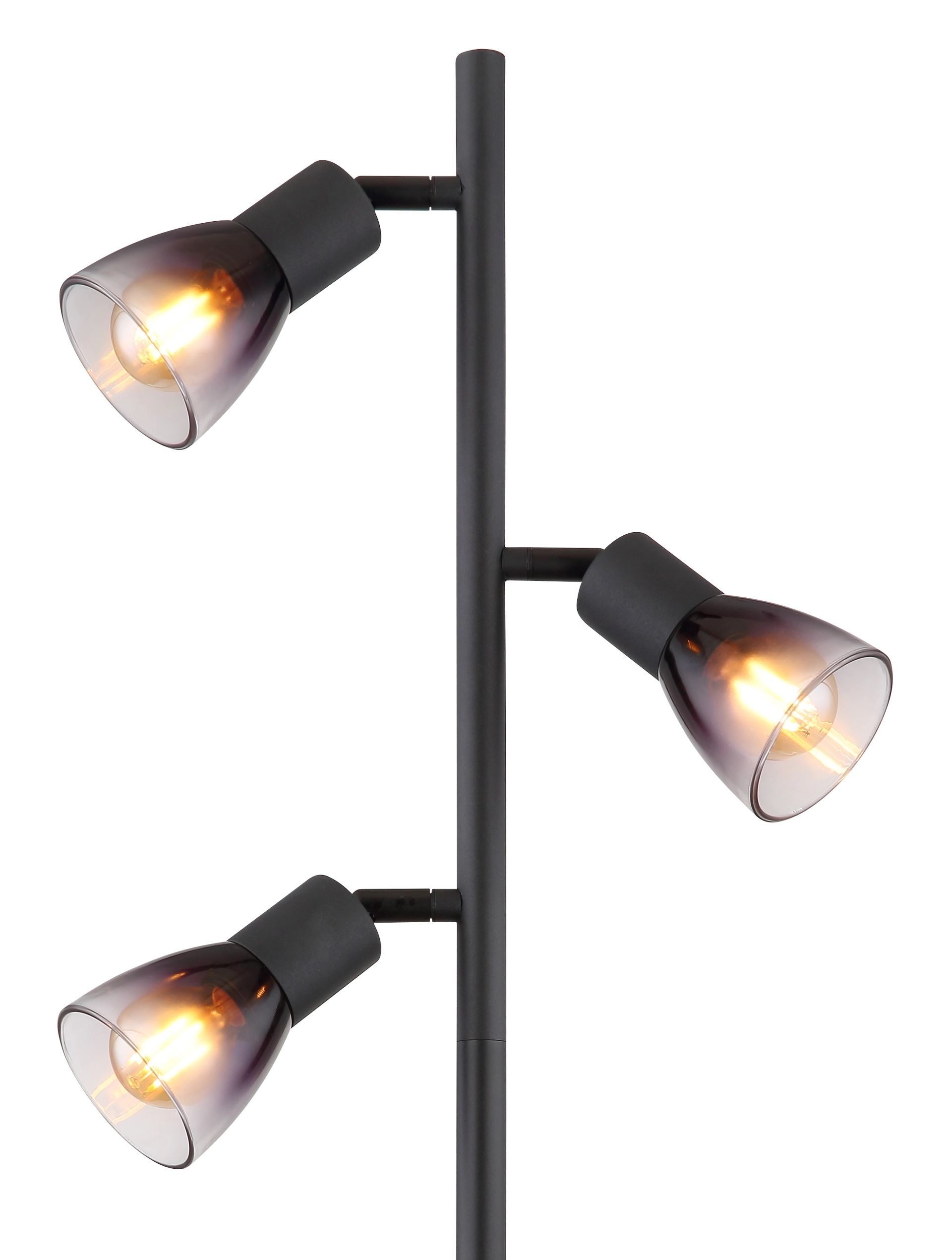 GLOBO LIGHTING Stehlampe »SATELLA«, Leuchtmittel E14 | ohne Leuchtmittel, Fußtrittschalter im Kabel