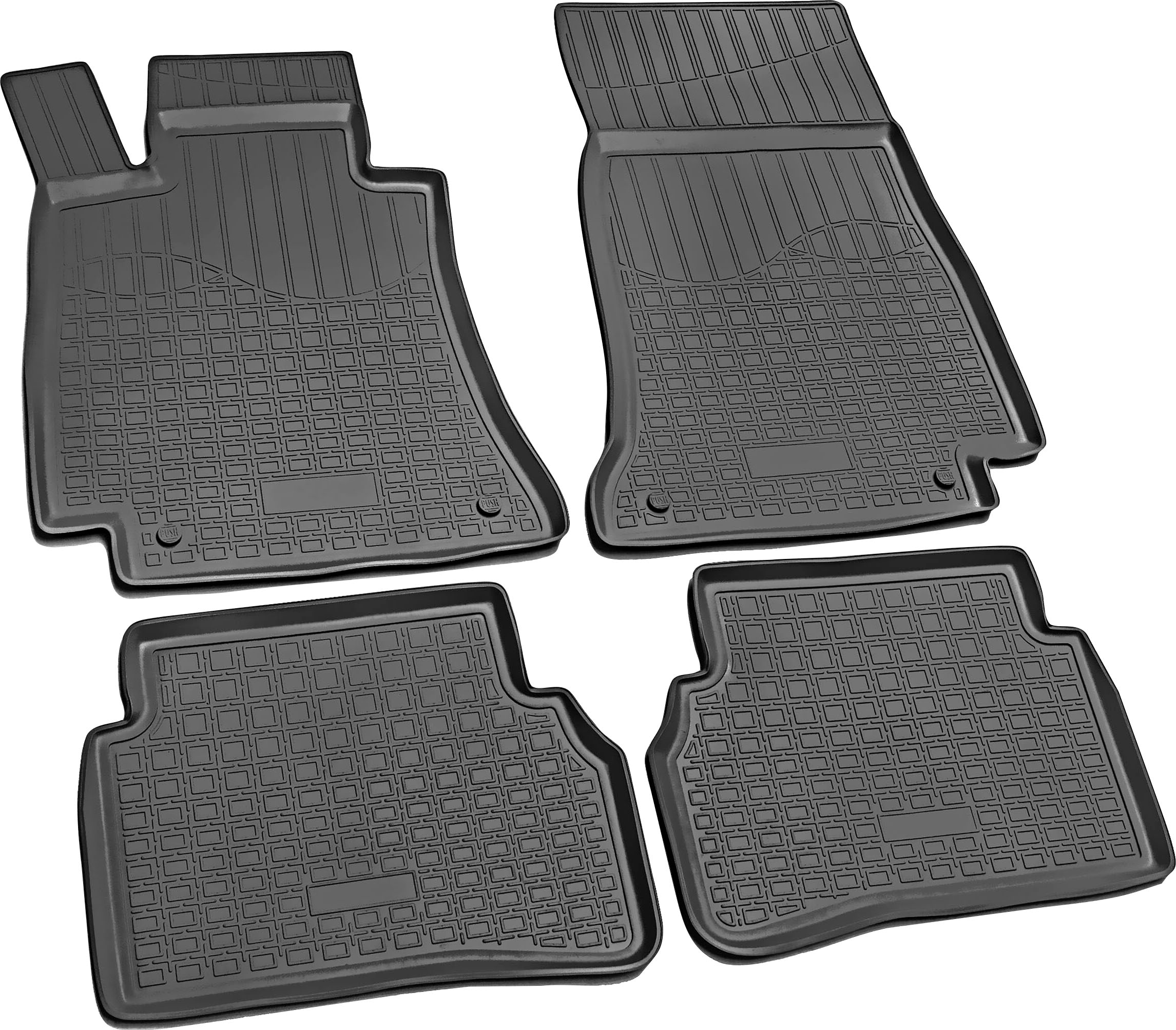 RECAMBO Passform-Fußmatten »CustomComforts«, Mercedes, C-Klasse, ab 2014, (Set, im perfekte W205 %Sale S205 St.), jetzt 4 Passform