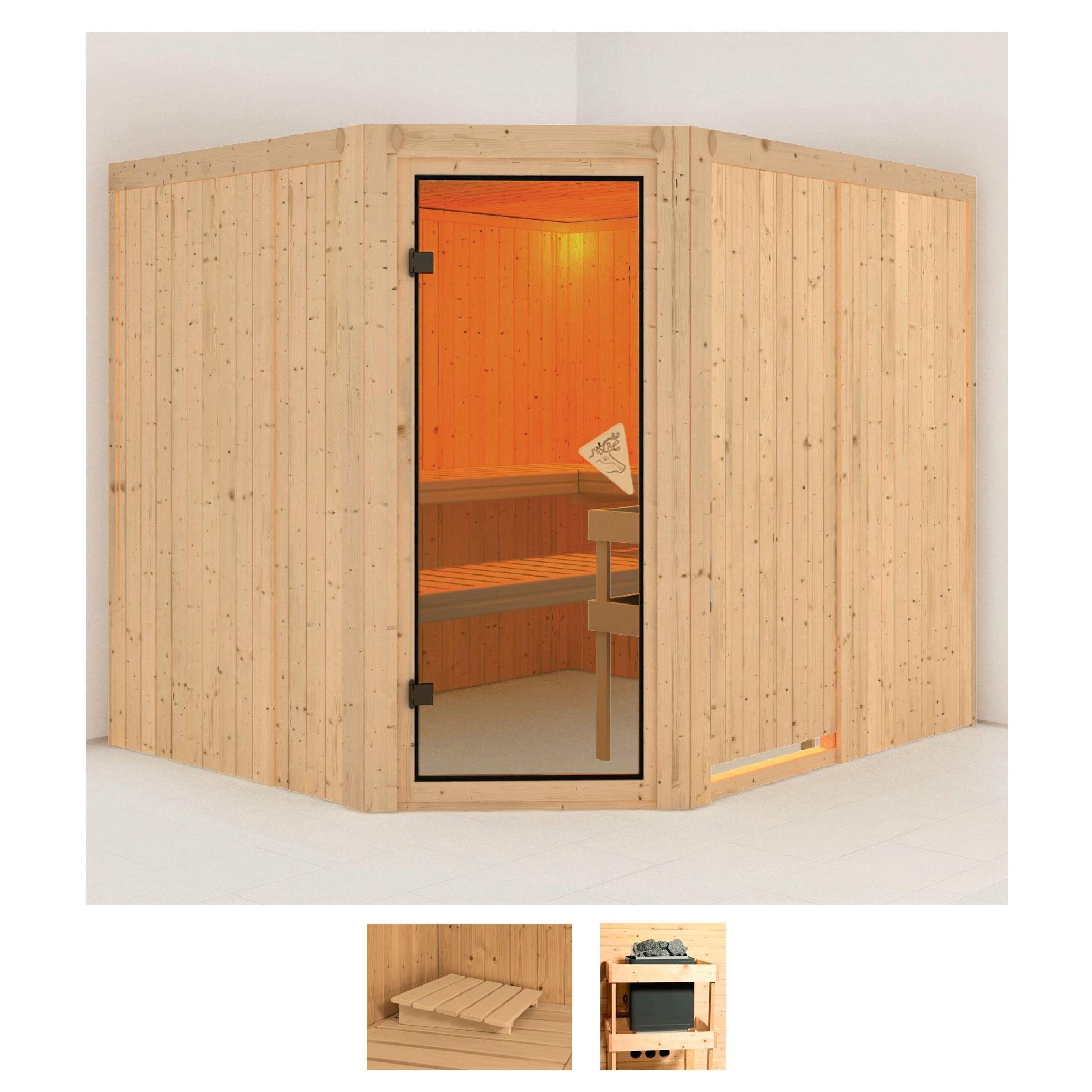 Karibu Sauna »Marit« Set, ohne Ofen günstig online kaufen