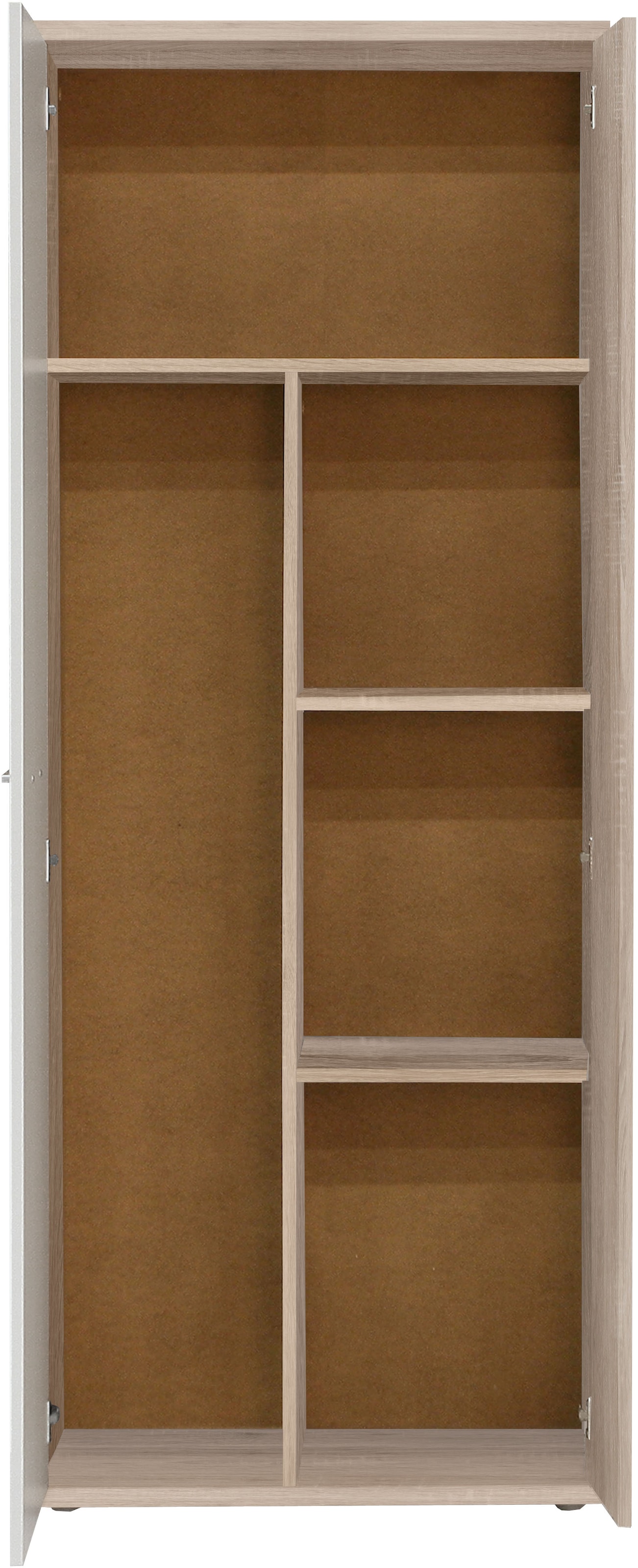 FORTE Mehrzweckschrank »Platzsparend und kompakt, Stauraum« B/H/T 68,9/179,1/34,8 cm