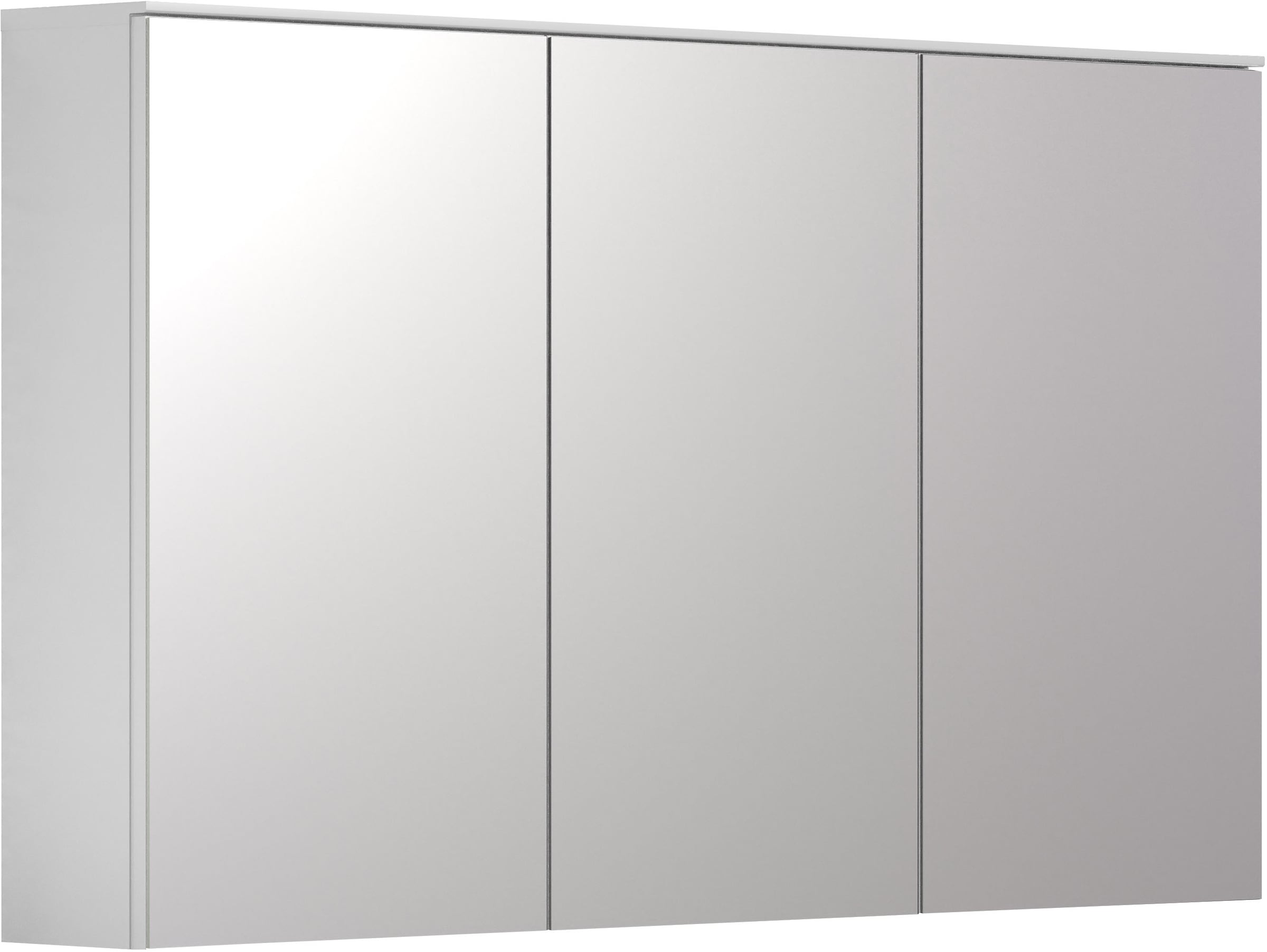 INOSIGN Spiegelschrank »Premont«, (1 St.), Breiter Badspiegel mit 3 Spiegeltüren und 9 Fächern - Soft-Close