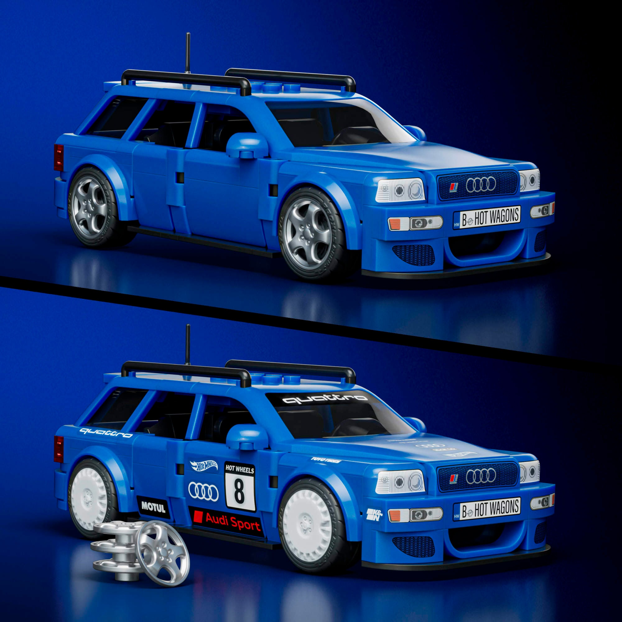 Mattel® Modellbausatz »94 Audi Avant RS2« 1:32