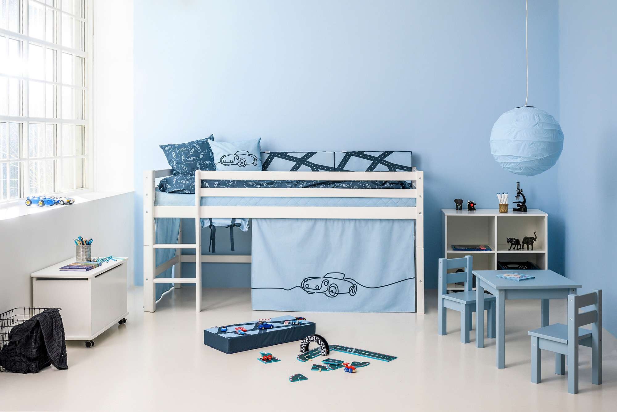 Hoppekids Hochbett "ECO Dream, Kinderbett, Spielbett, Halbhohes Bett aus Ma günstig online kaufen