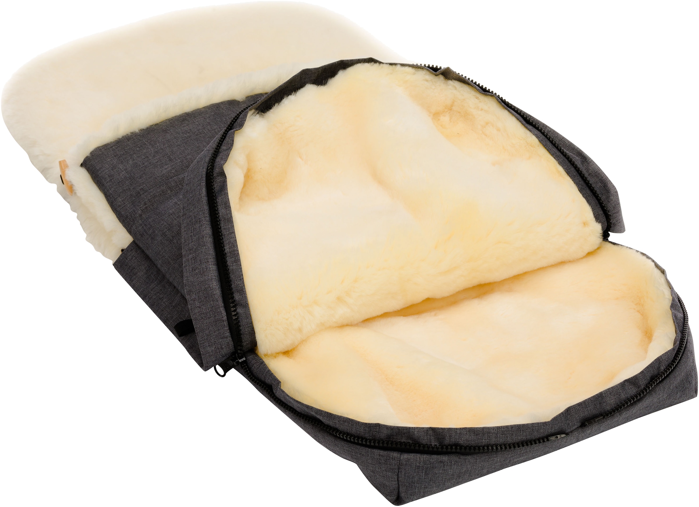 Fillikid Fußsack »Bernina Style mit Lammfell, Winterfußsack«