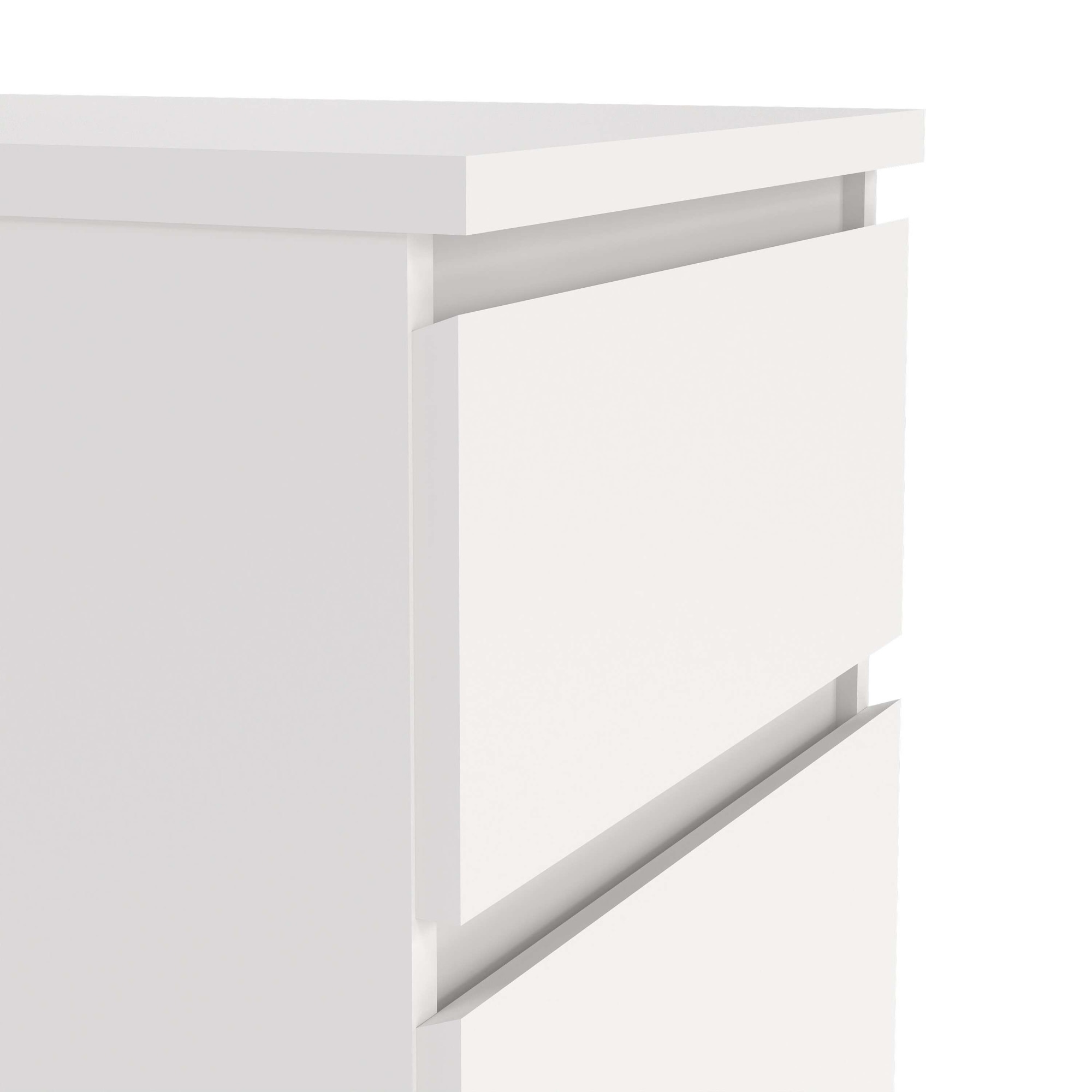 INOSIGN Highboard »Naia, Hochkommode, 5 Schubladen, Aufbewahrung, grifflose Front« Modern, skandinavisches Design, Schmal, in mehrere Farben