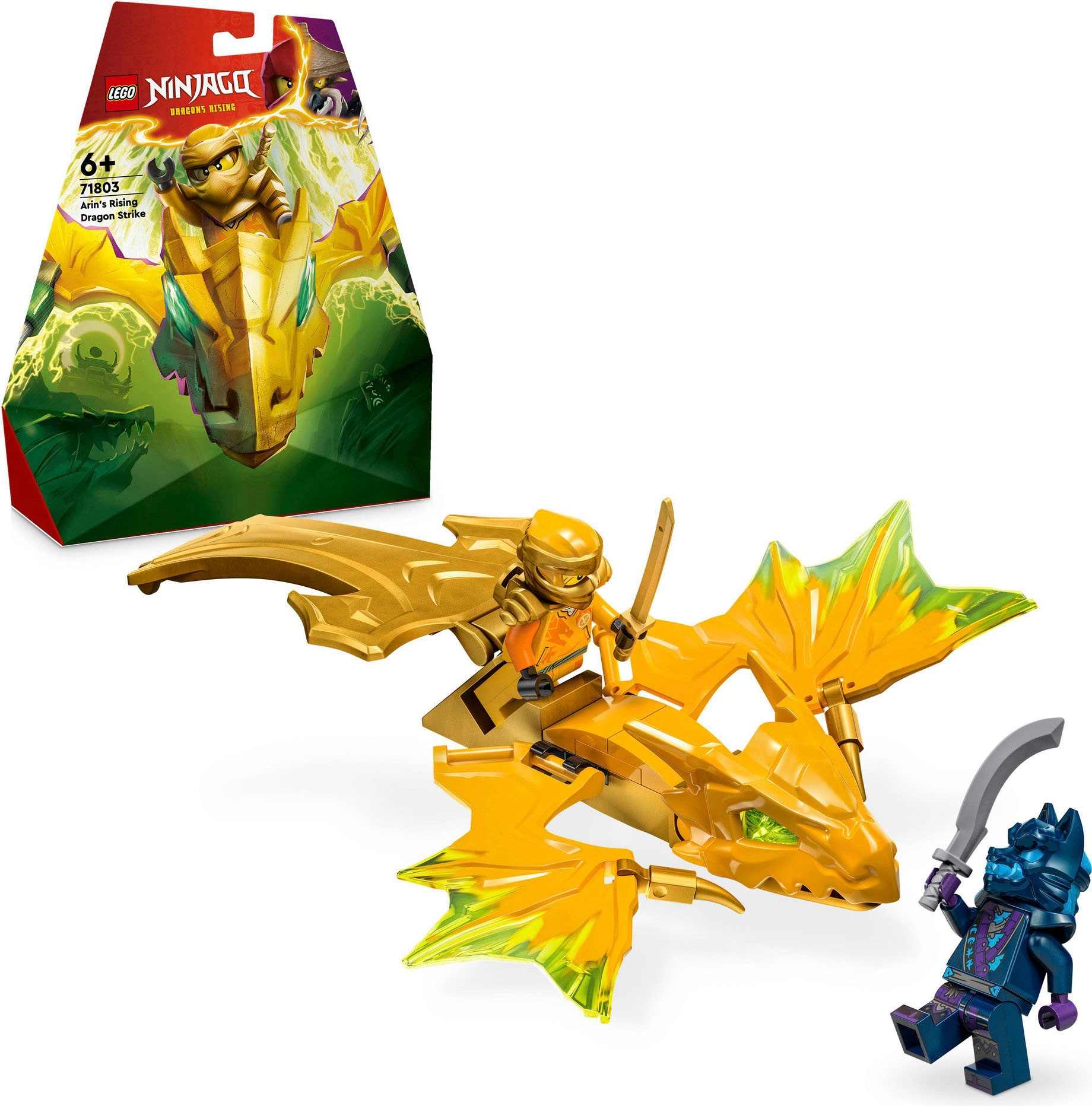 Konstruktionsspielsteine »Arins Drachengleiter (71803), LEGO Ninjago«, (27 St.), Made...