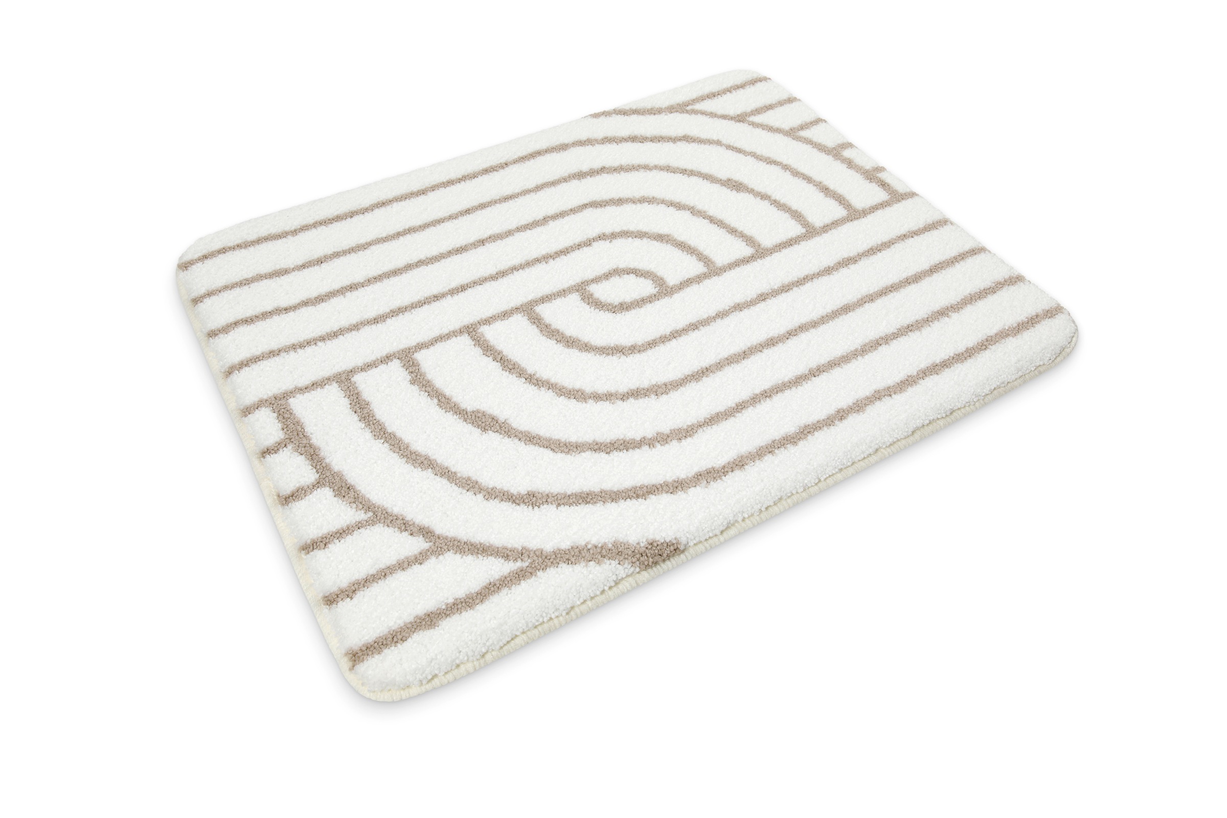 Wecon home Basics Badematte »Hilda«, waschbar, rutschfest, strapazierfähig, pflegeleicht mit Retro Muster