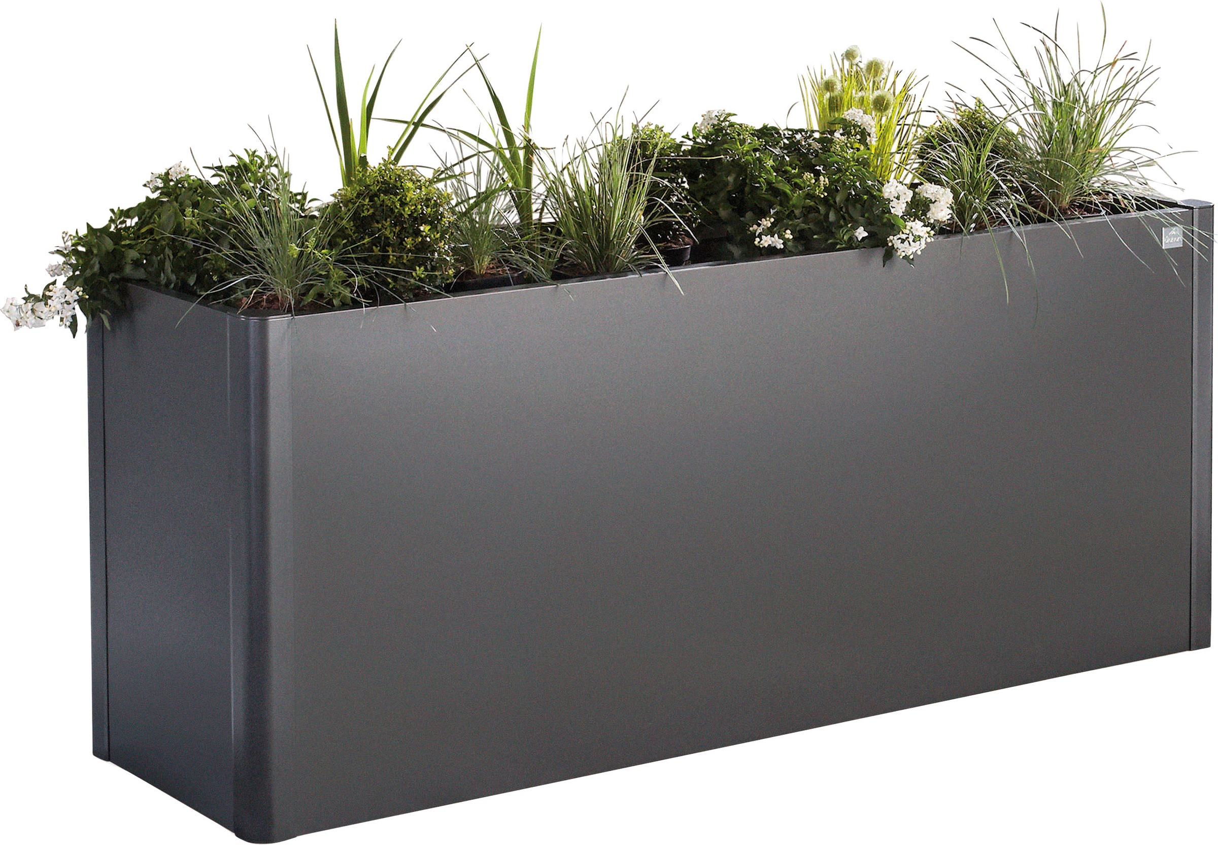Biohort Hochbeet »BELVEDERE maxi 2x0,5; verschiedene Farben« 201x53x77 cm, extrem langlebig, aus Metall