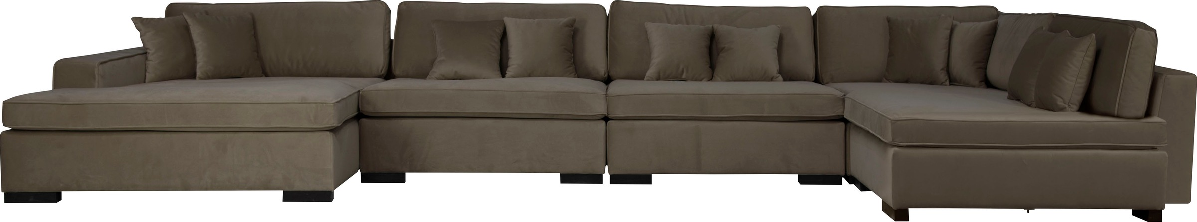 Guido Maria Kretschmer Home&Living Wohnlandschaft »Skara XXL U-Form«, Lounge-Sofa XXL mit Federkern-Polsterung, in vielen Bezugsvarianten