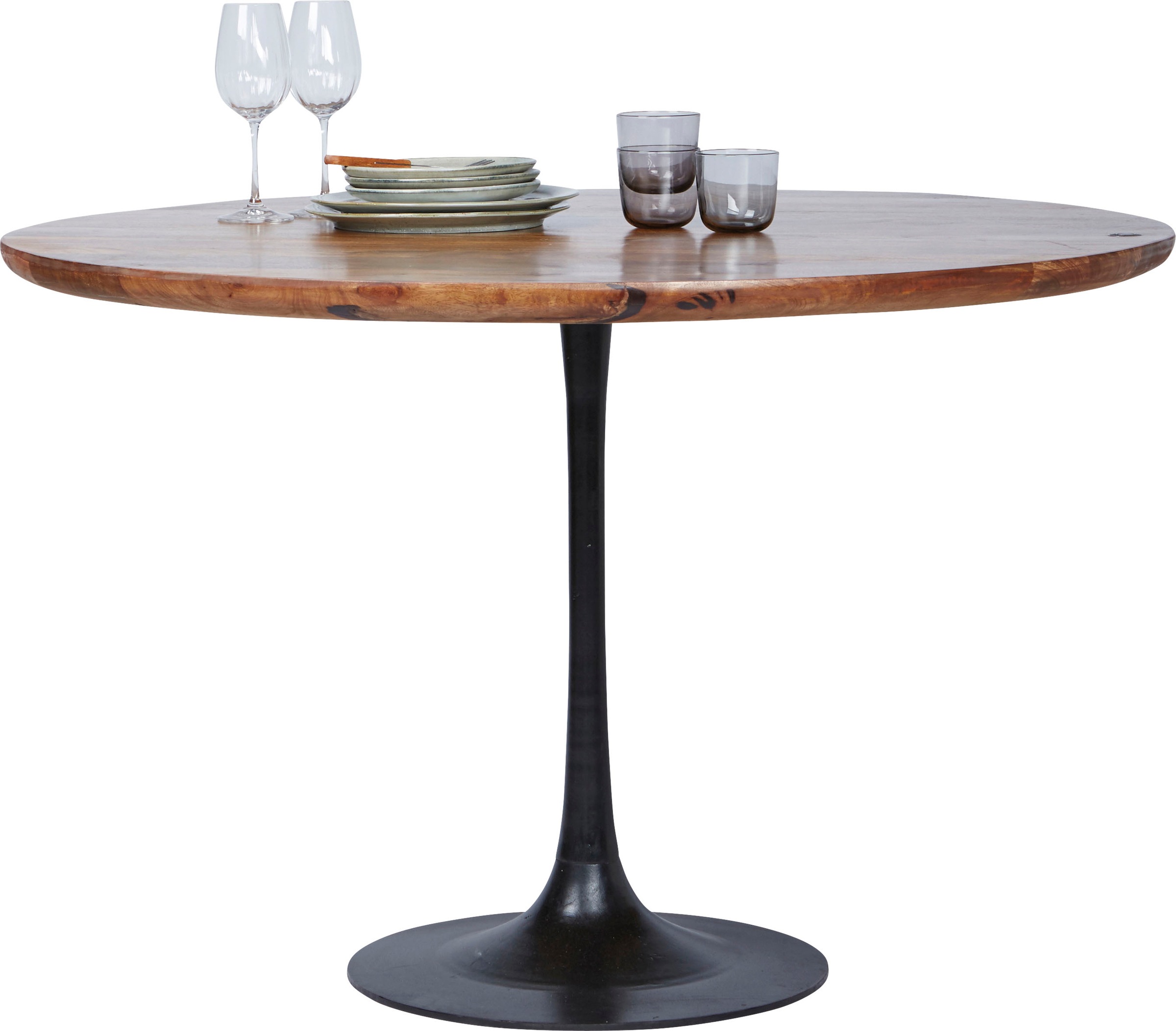 TOM TAILOR HOME Esstisch »T-MODERN TABLE ROUND«, aus Mangoholz, Knopfdetail günstig online kaufen