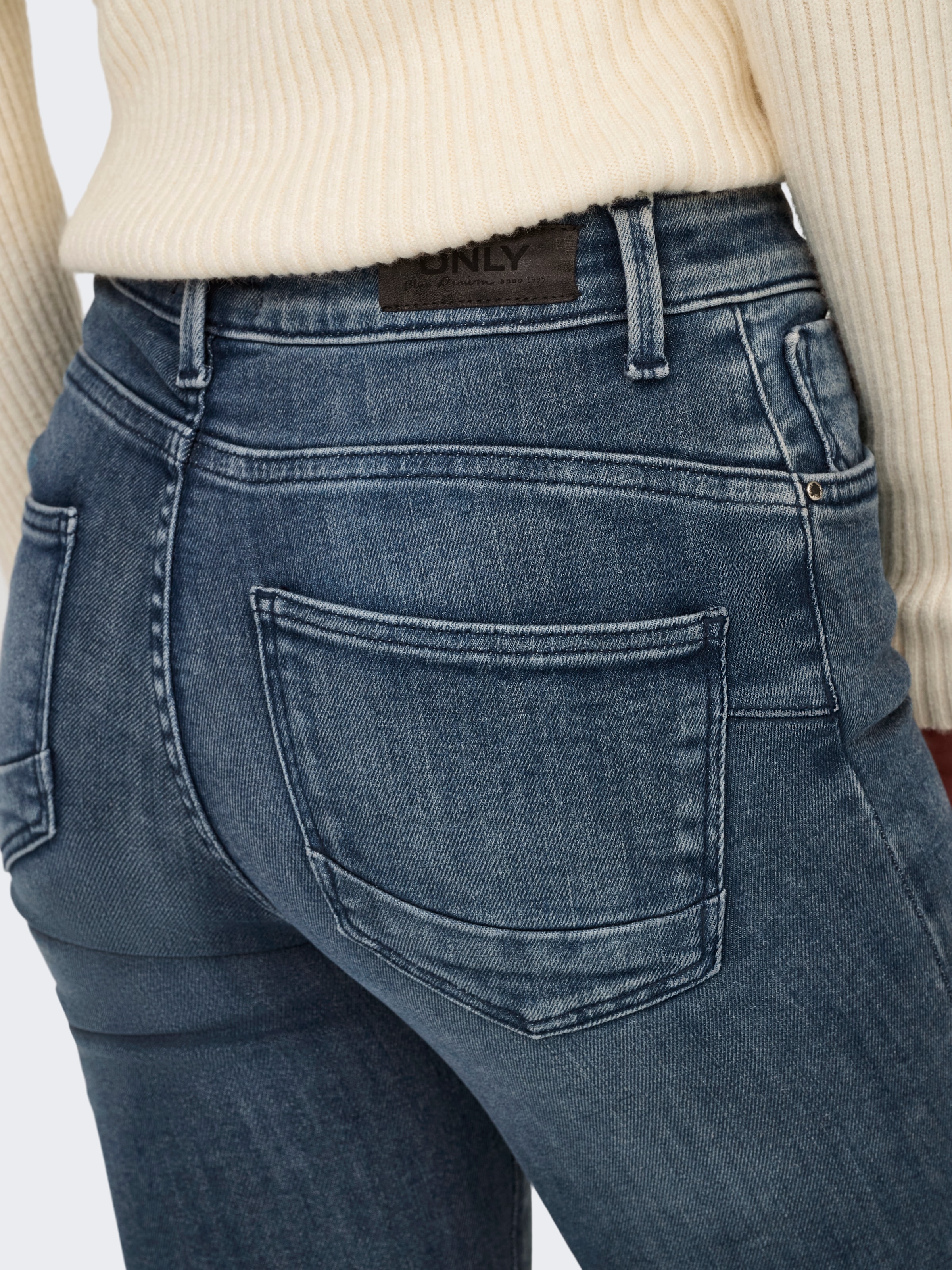 ONLY Skinny-fit-Jeans »ONLPOWER MID PUSH UP SK DNM TAI886«
