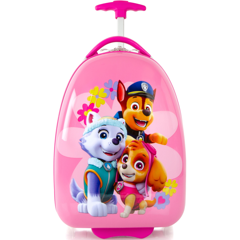 HEYS Kinderkoffer »Paw Patrol, Rosa« 19 l 2 Rollen x Joachim Llambi Kindertrolley Handgepäck-Koffer Pink