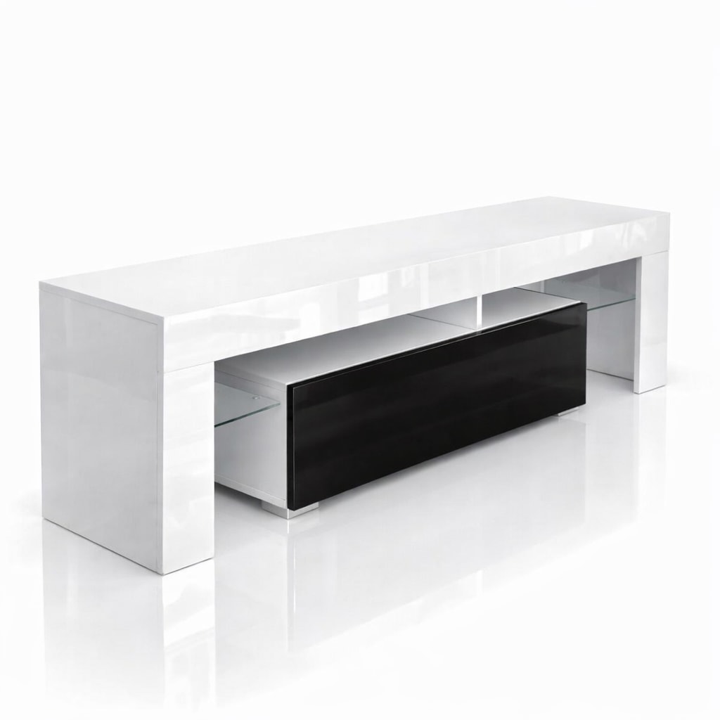 OTTO home Lowboard »MONICA, TV-Board, TV-Kommode, TV-Schrank, TV-Unterschrank, TV-Möbel« Modernes Hochglanz TV-Board in 2 Farben, grifflos mit Push-to-Open