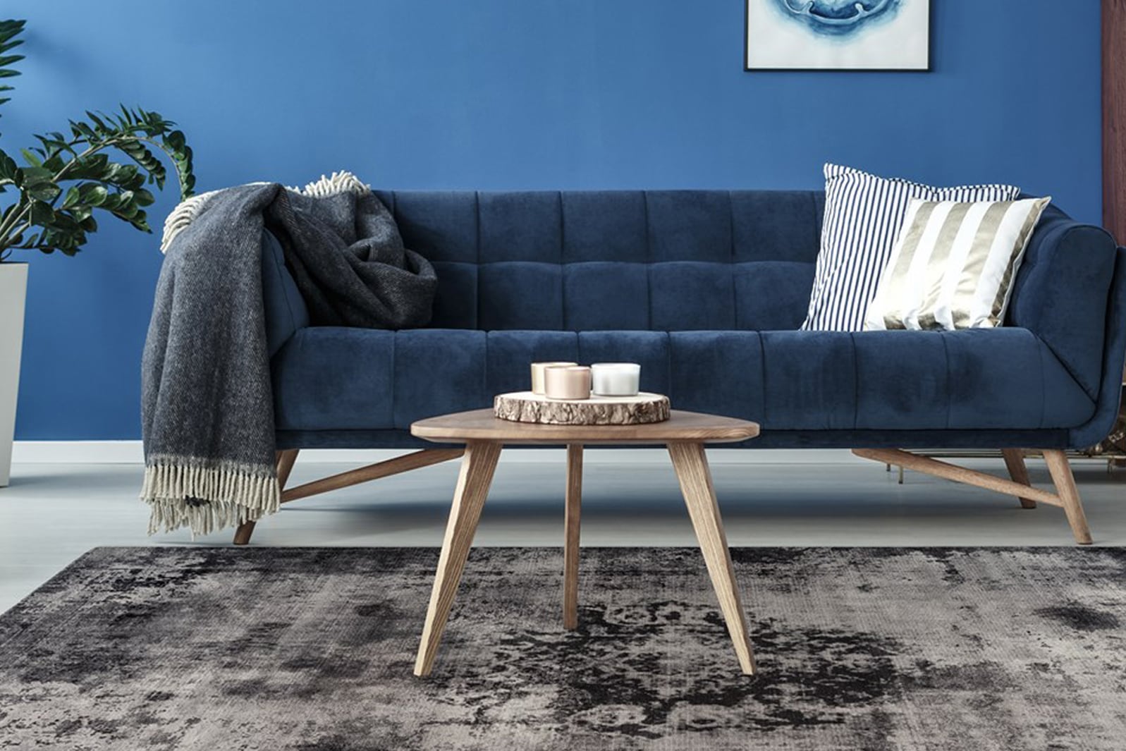 calo-deluxe Teppich »Layata 8034«, rechteckig, 9 mm Höhe, Kurzflor, Wohnzimmer