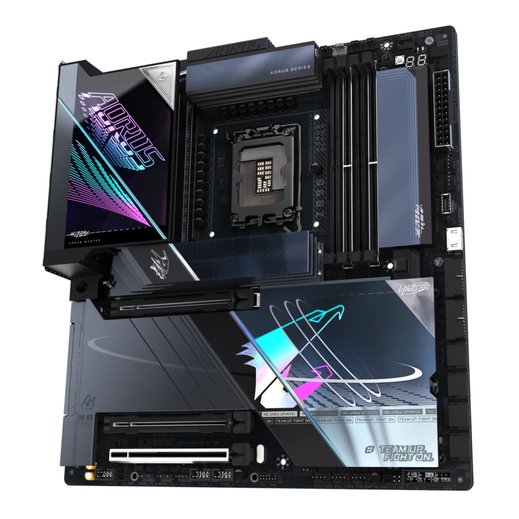 Gigabyte Mainboard »Z890 AORUS MASTER AI TOP Motherboard - Unterstützt Intel Core Ultra«