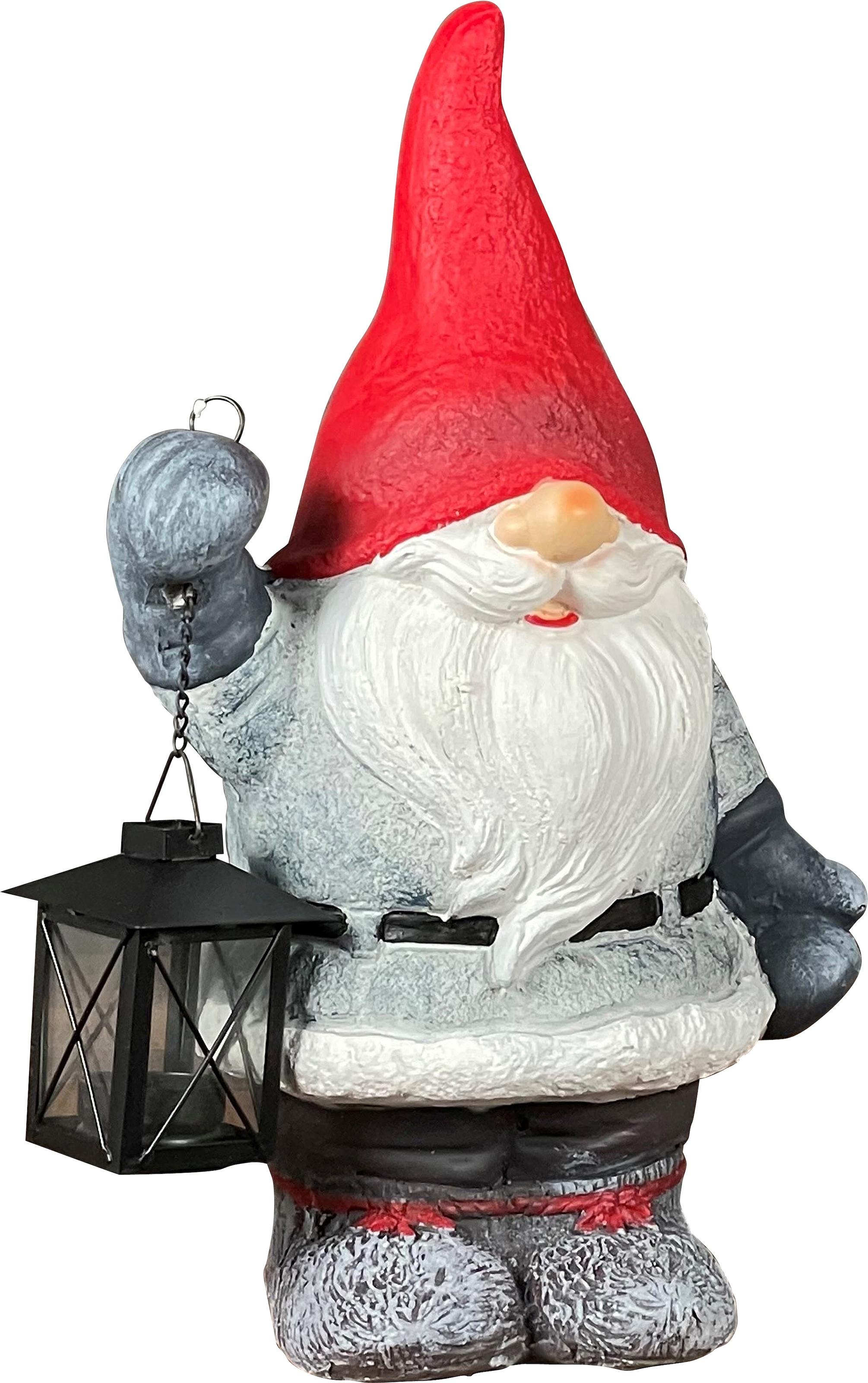 HOSSNER - HOMECOLLECTION Weihnachtsfigur »Wichtel, Weihnachtsdeko«, Wichtelfigur mit Laterne