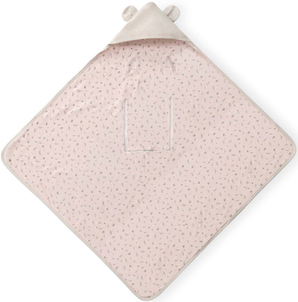 Hauck Babydecke »Baby Einschlagdecke, Snuggle N Dream beige bloom«, mit Kap günstig online kaufen