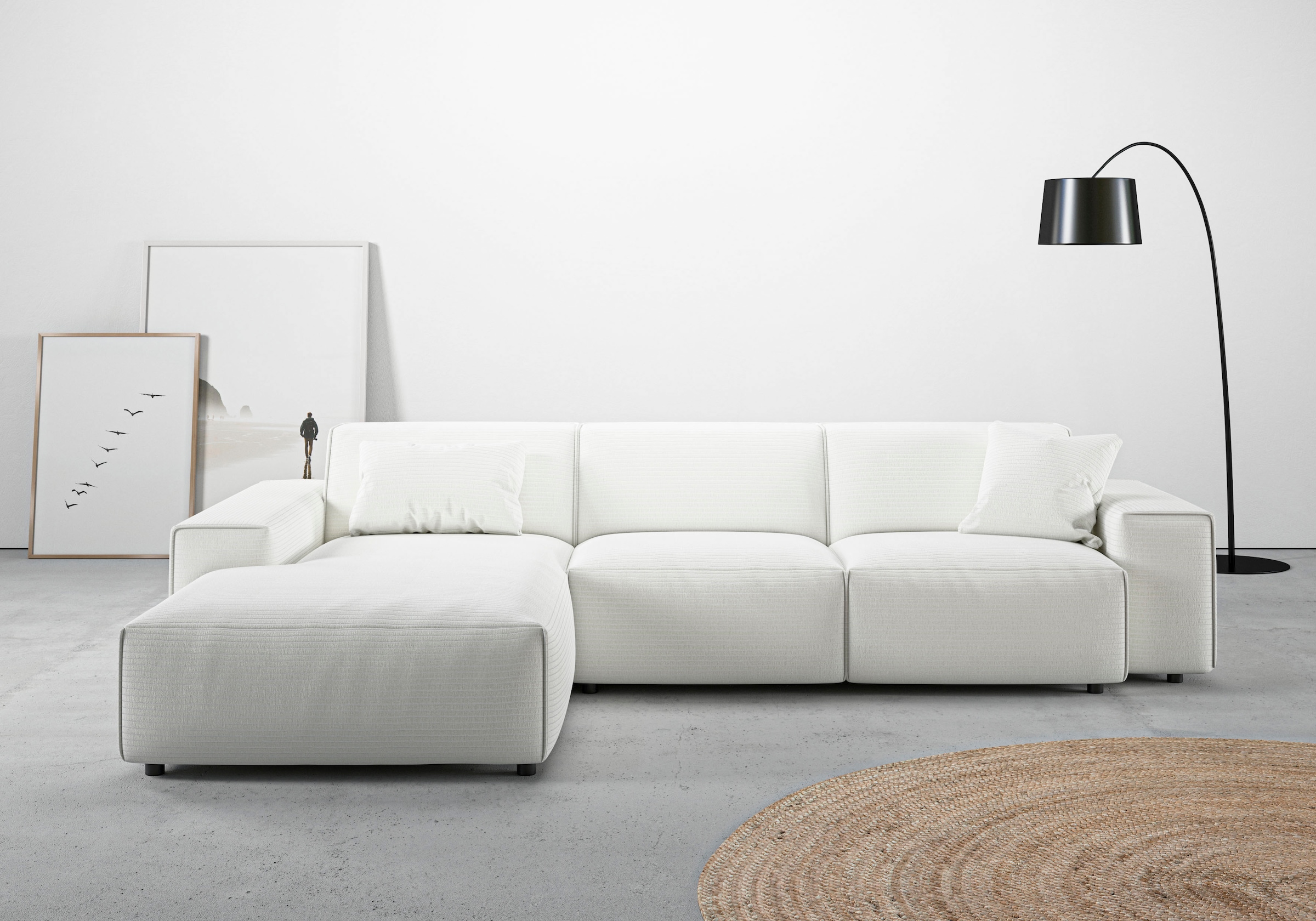 andas Ecksofa »Glimminge auch in Breitcord, Feincord, Bouclé + Easy care-Be günstig online kaufen