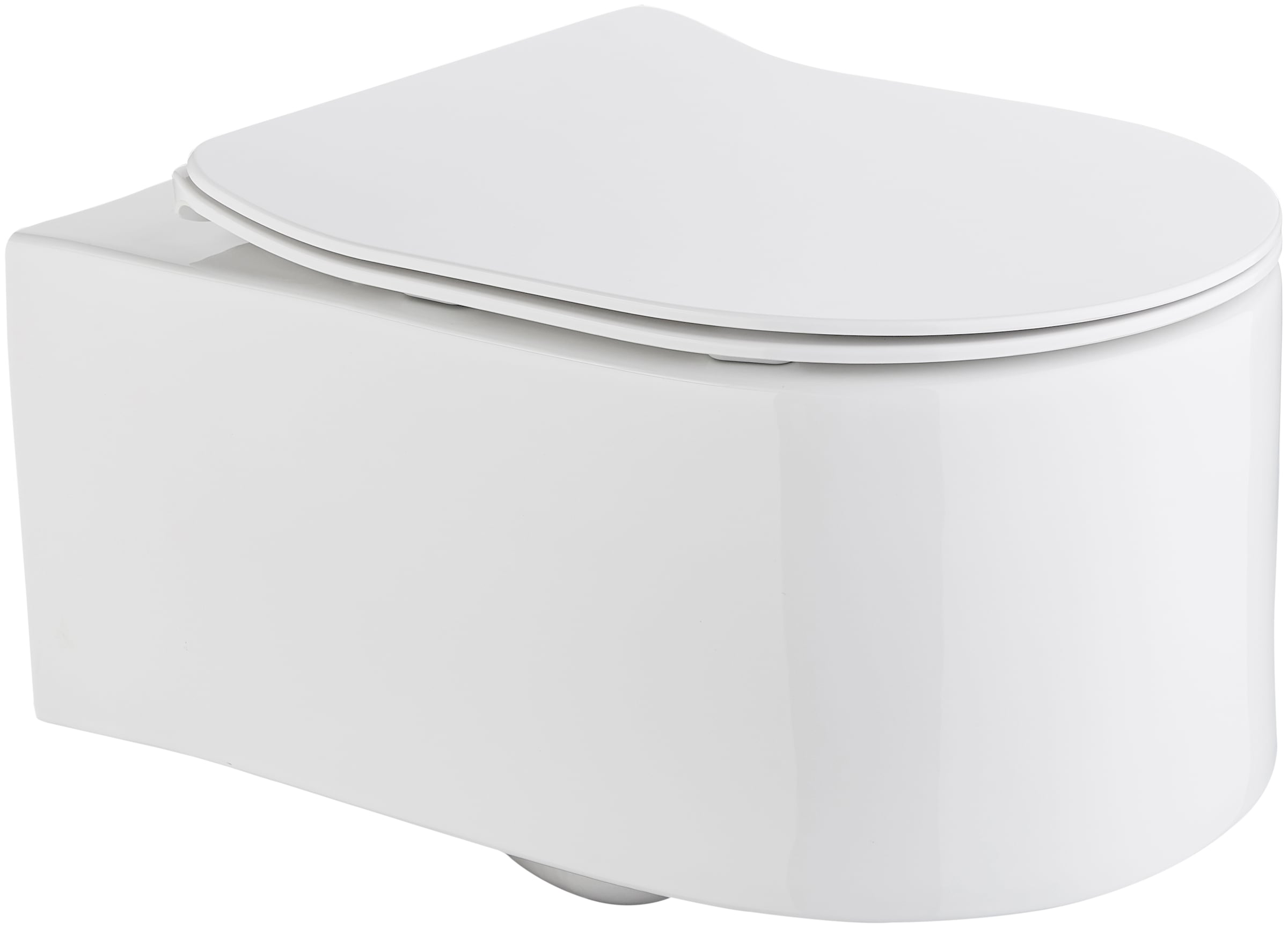 welltime Tiefspül-WC »Trento«, Toilette spülrandlos, inkl. WC-Sitz mit Softclose